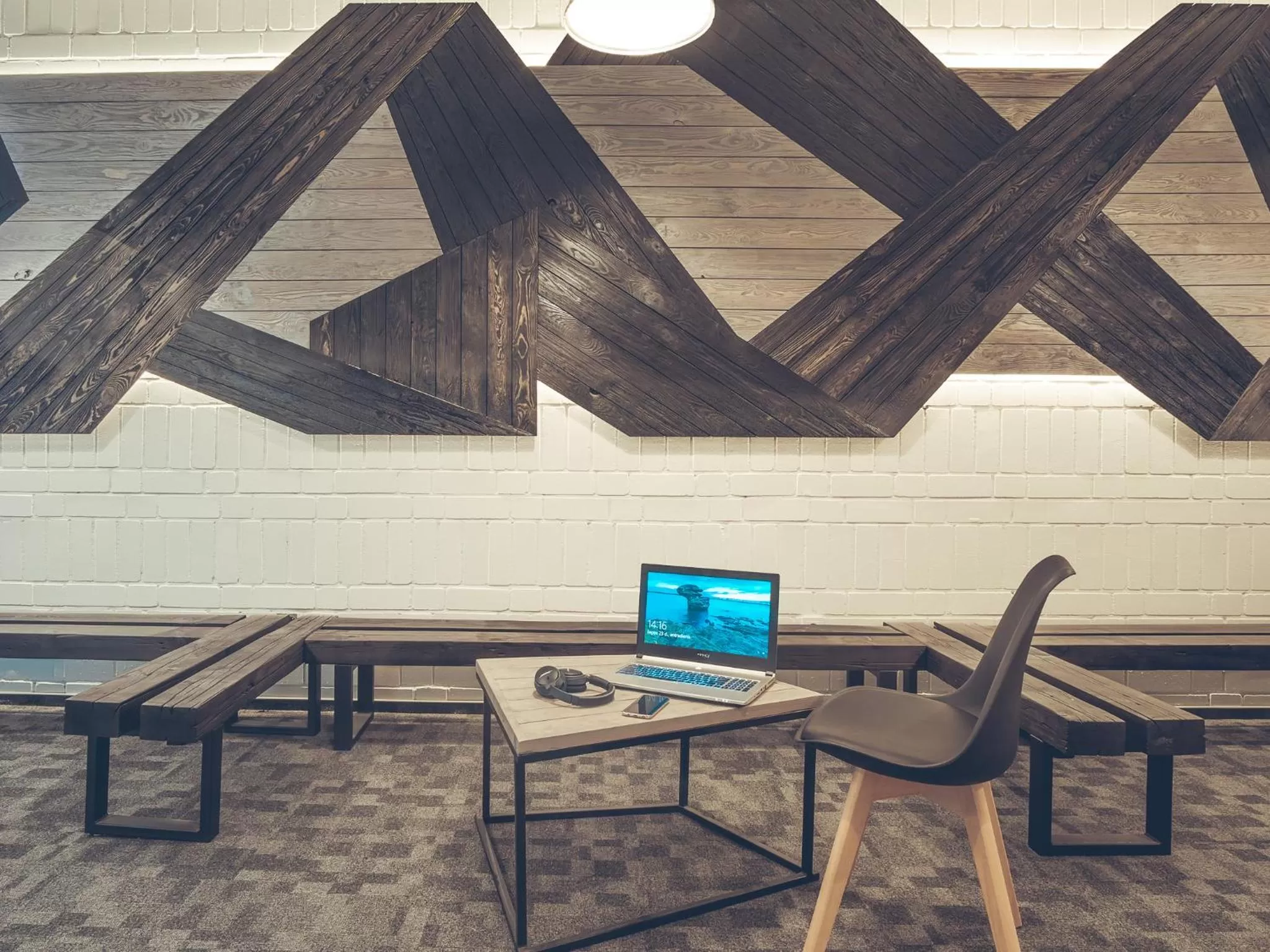 Seating area in SELF CHECK-IN Hotel Railway Apartments
