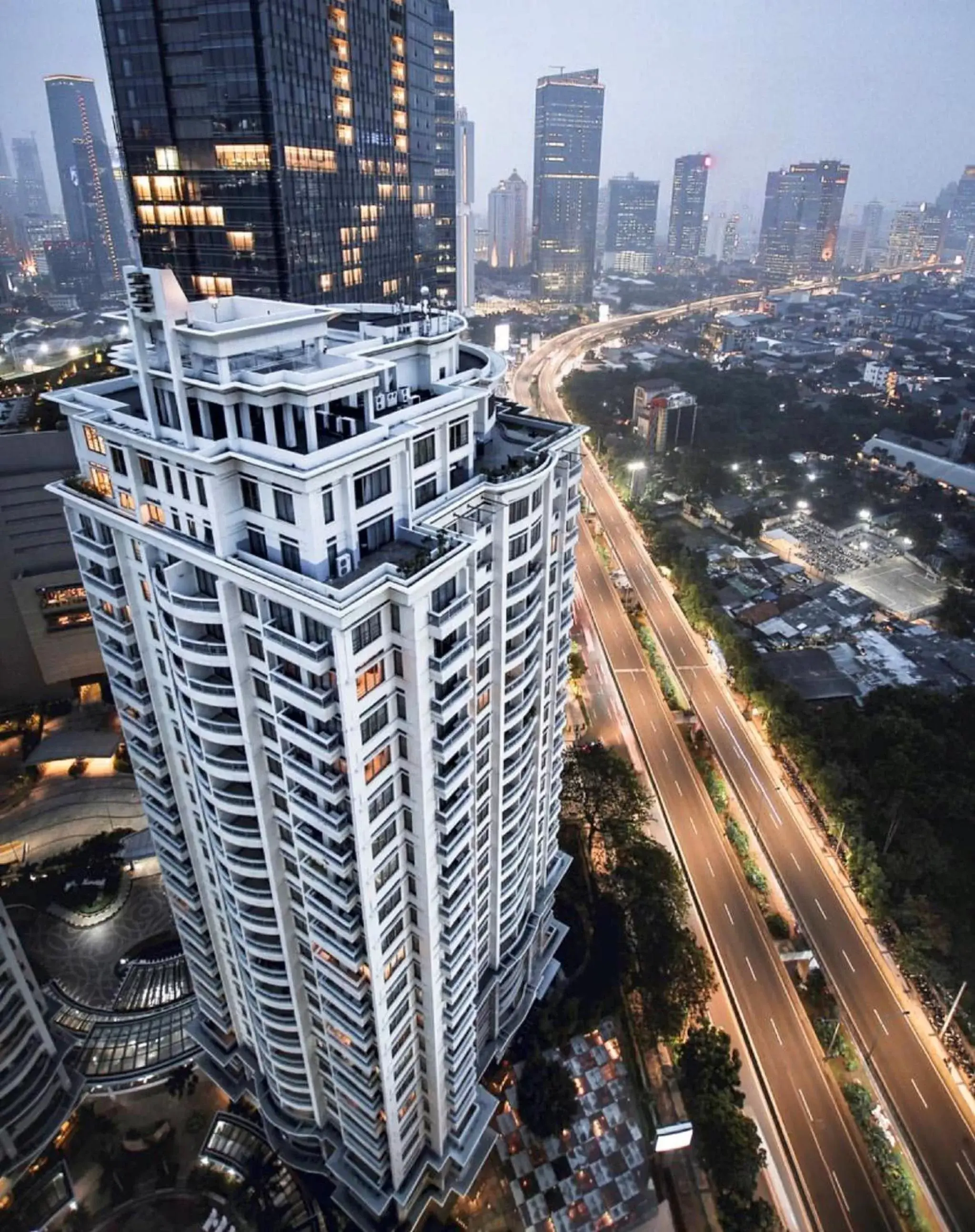 Bird's eye view in Somerset Grand Citra Jakarta