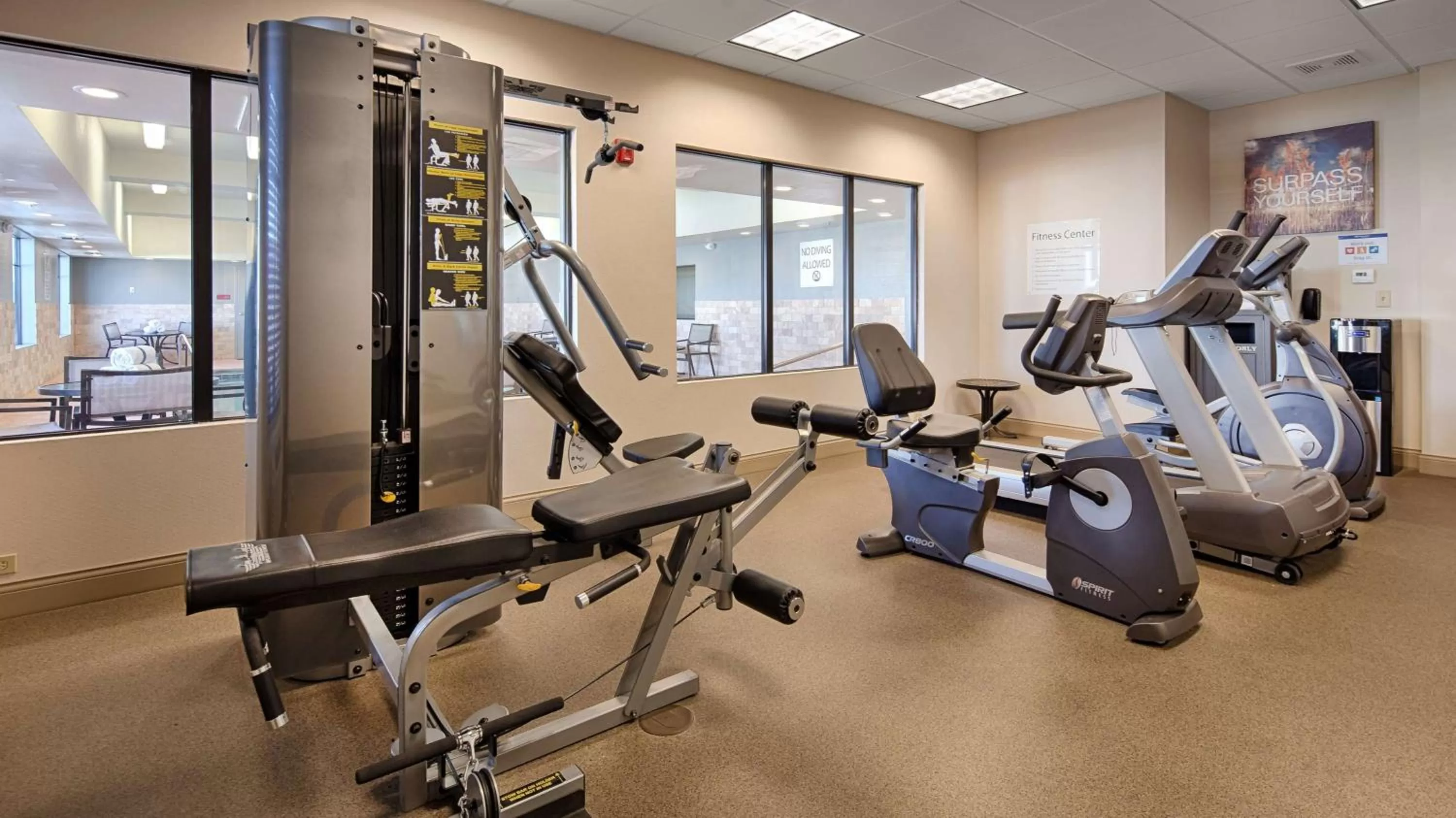 Fitness centre/facilities in Best Western Plus Stevens County Inn