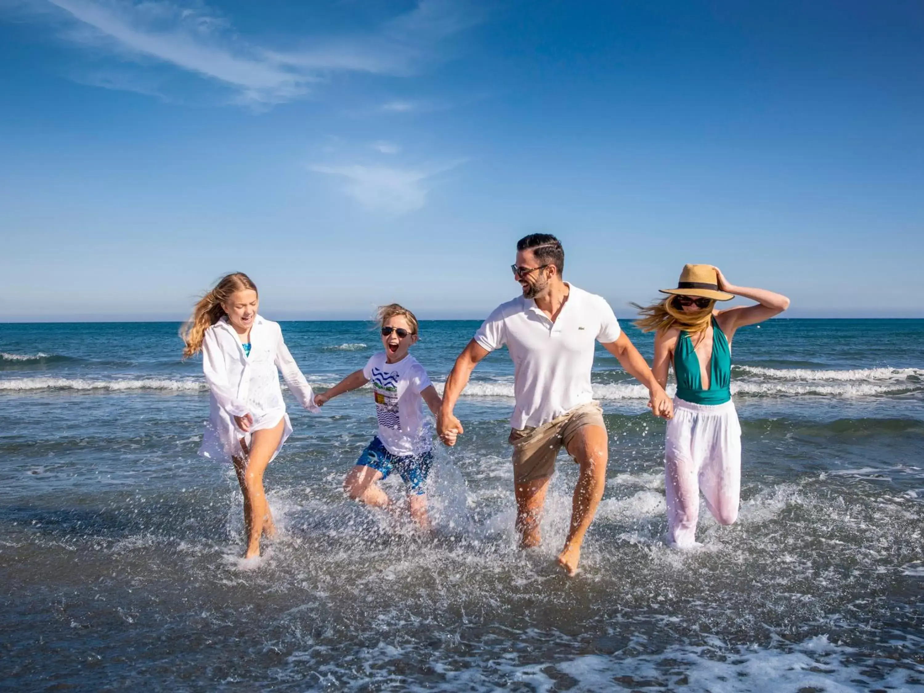 Beach, Family in St Raphael Resort