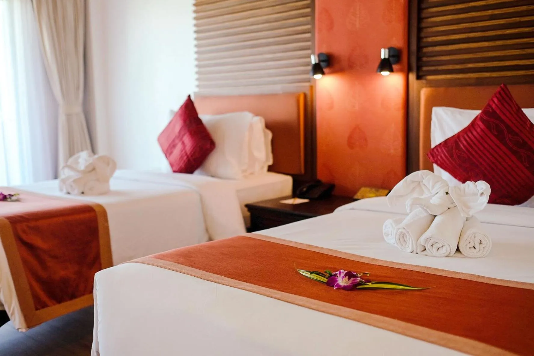 Bedroom, Bed in Nipa Resort, Patong Beach