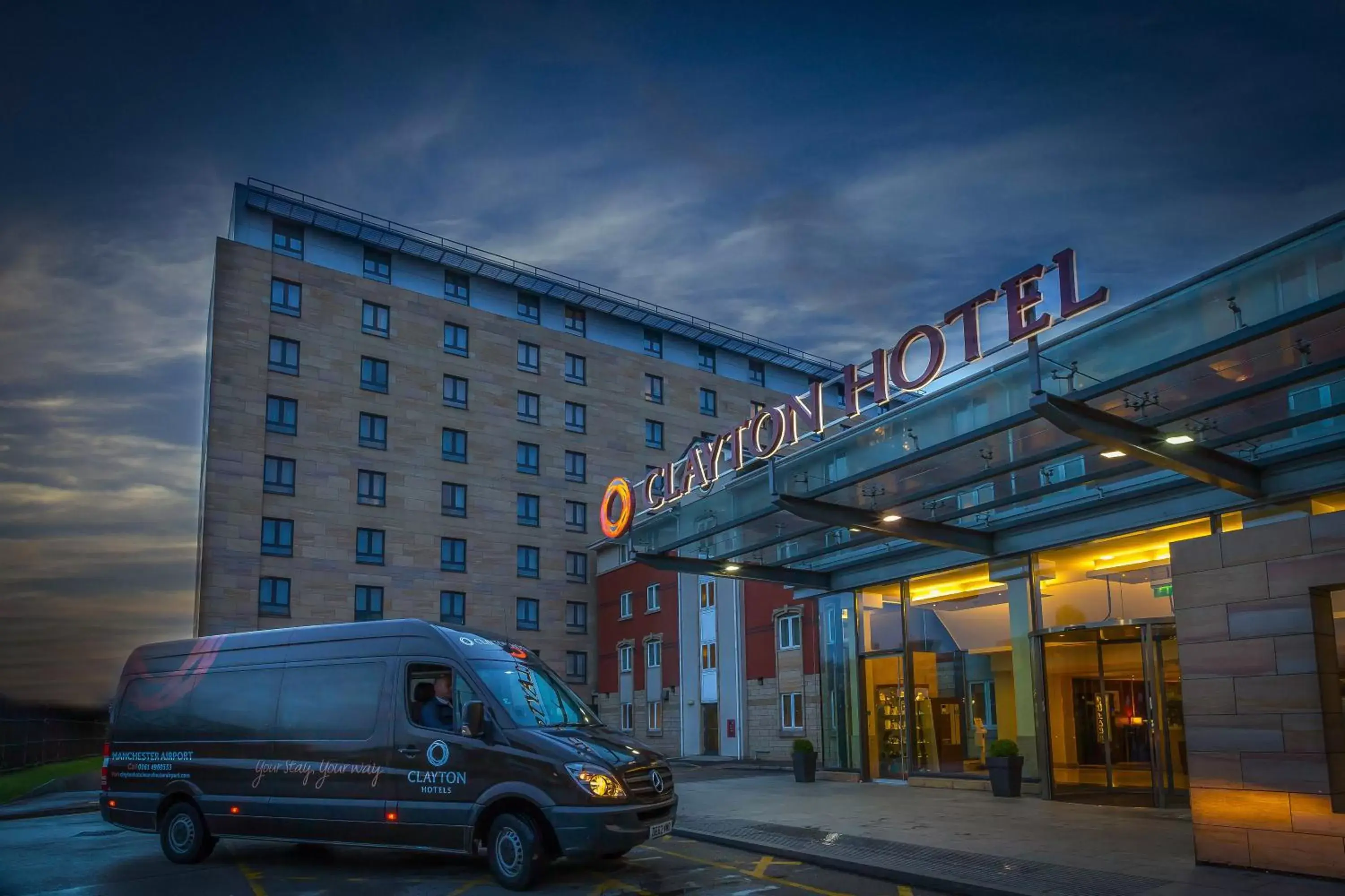 On site in Clayton Hotel, Manchester Airport