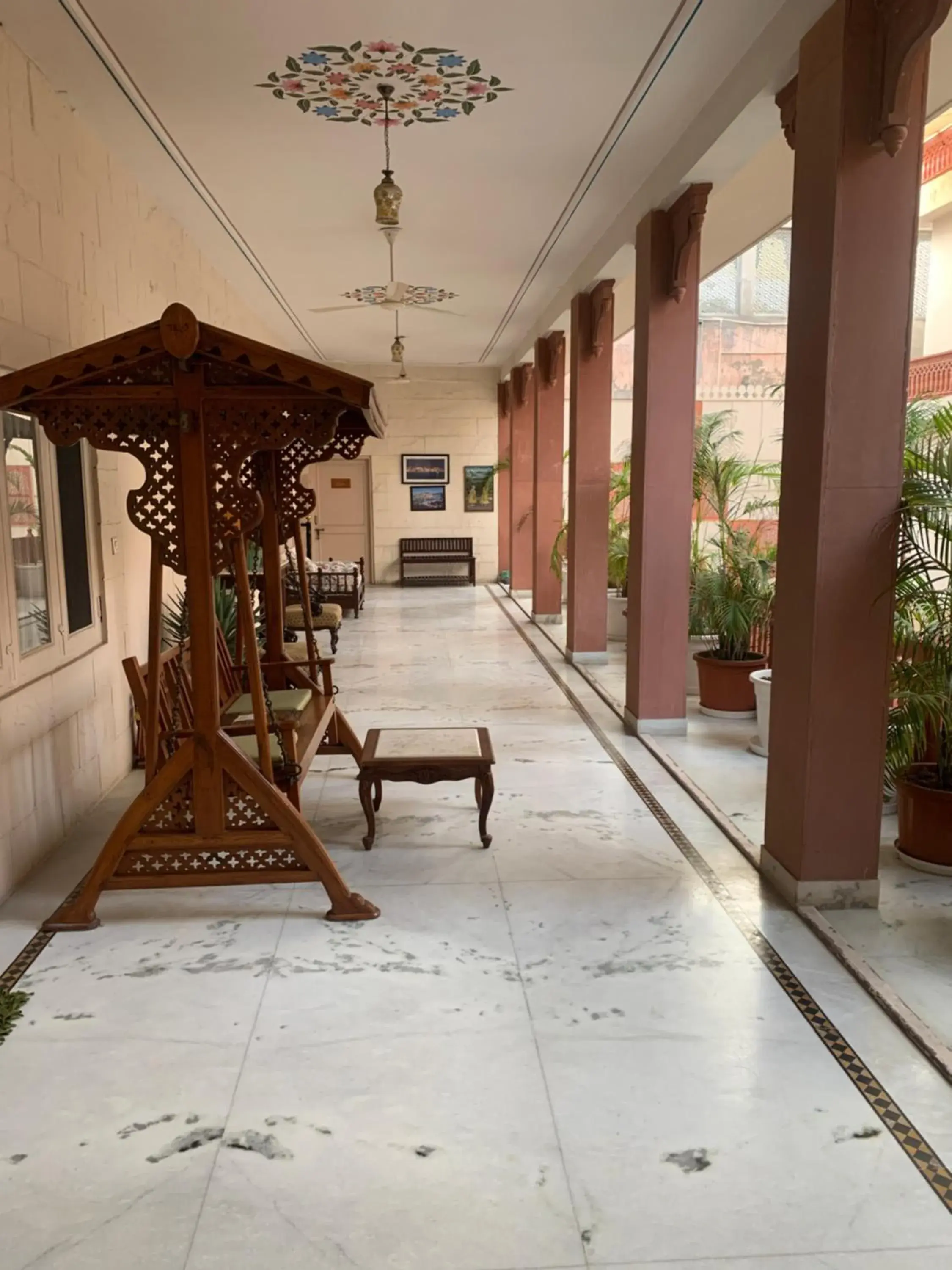 Patio, Fitness Center/Facilities in Suryaa Villa Jaipur - A Boutique Heritage Haveli