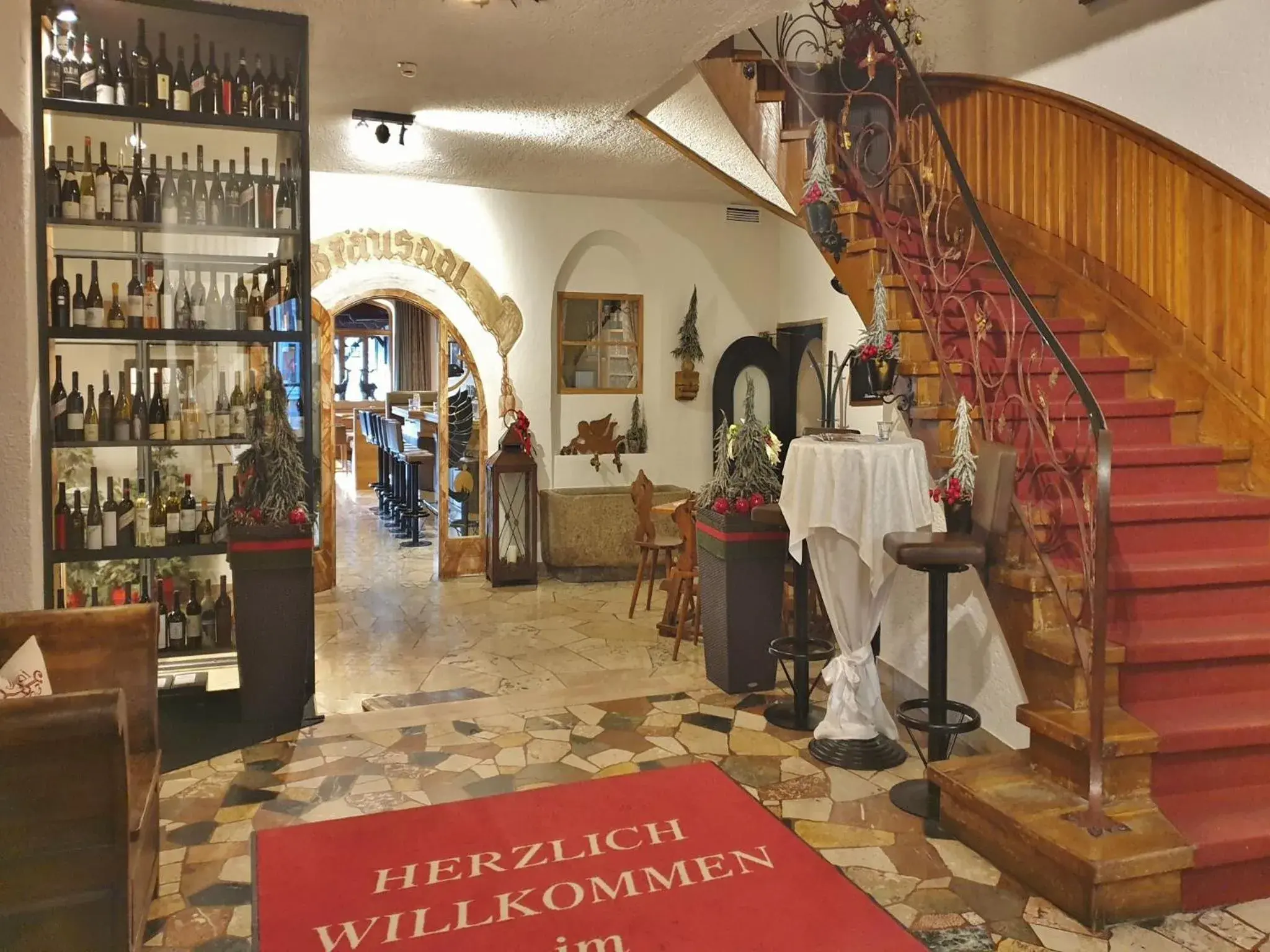 Lobby or reception in Hotel Stegerbräu