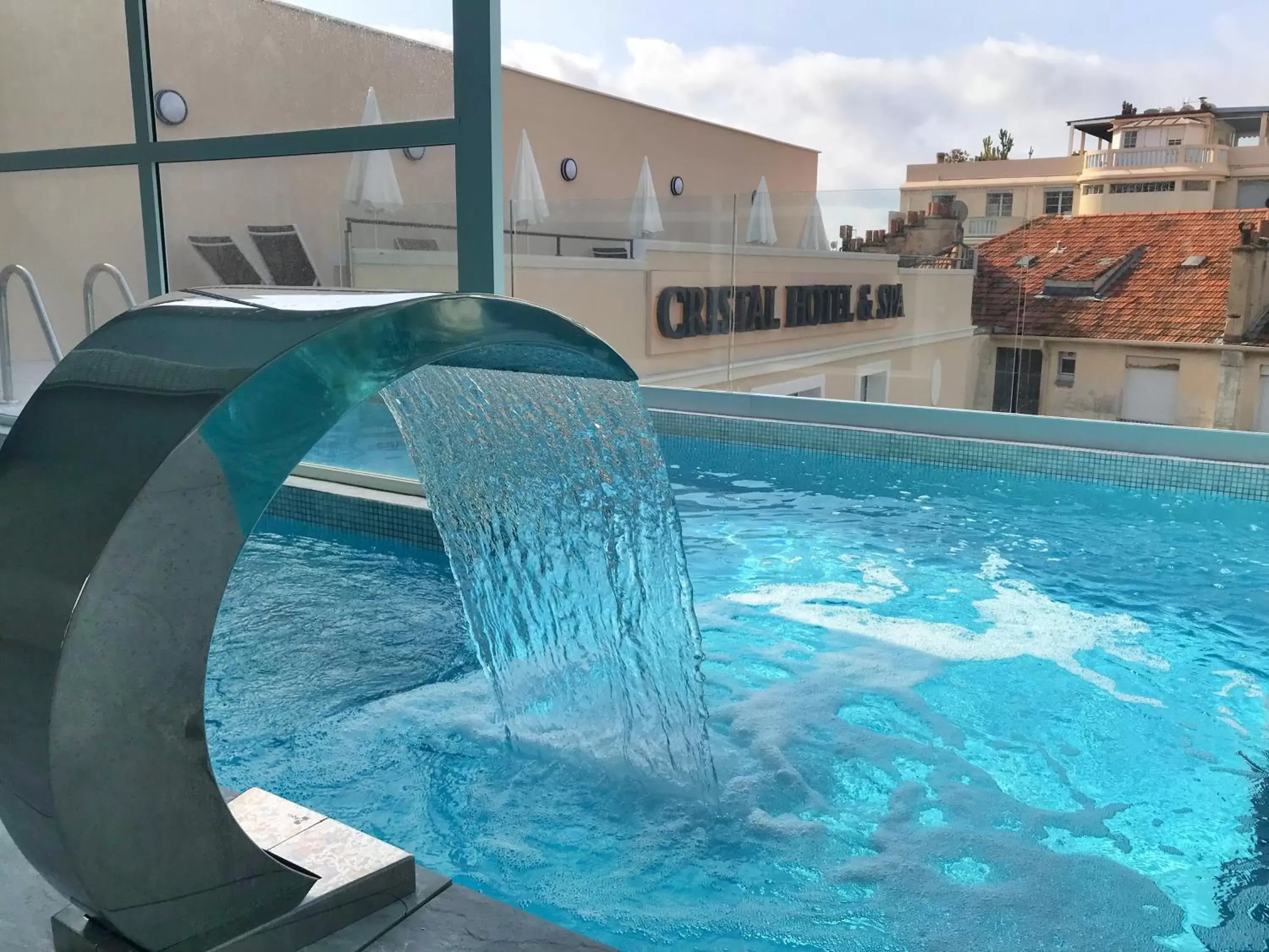 Swimming Pool in Cristal Hôtel & Spa