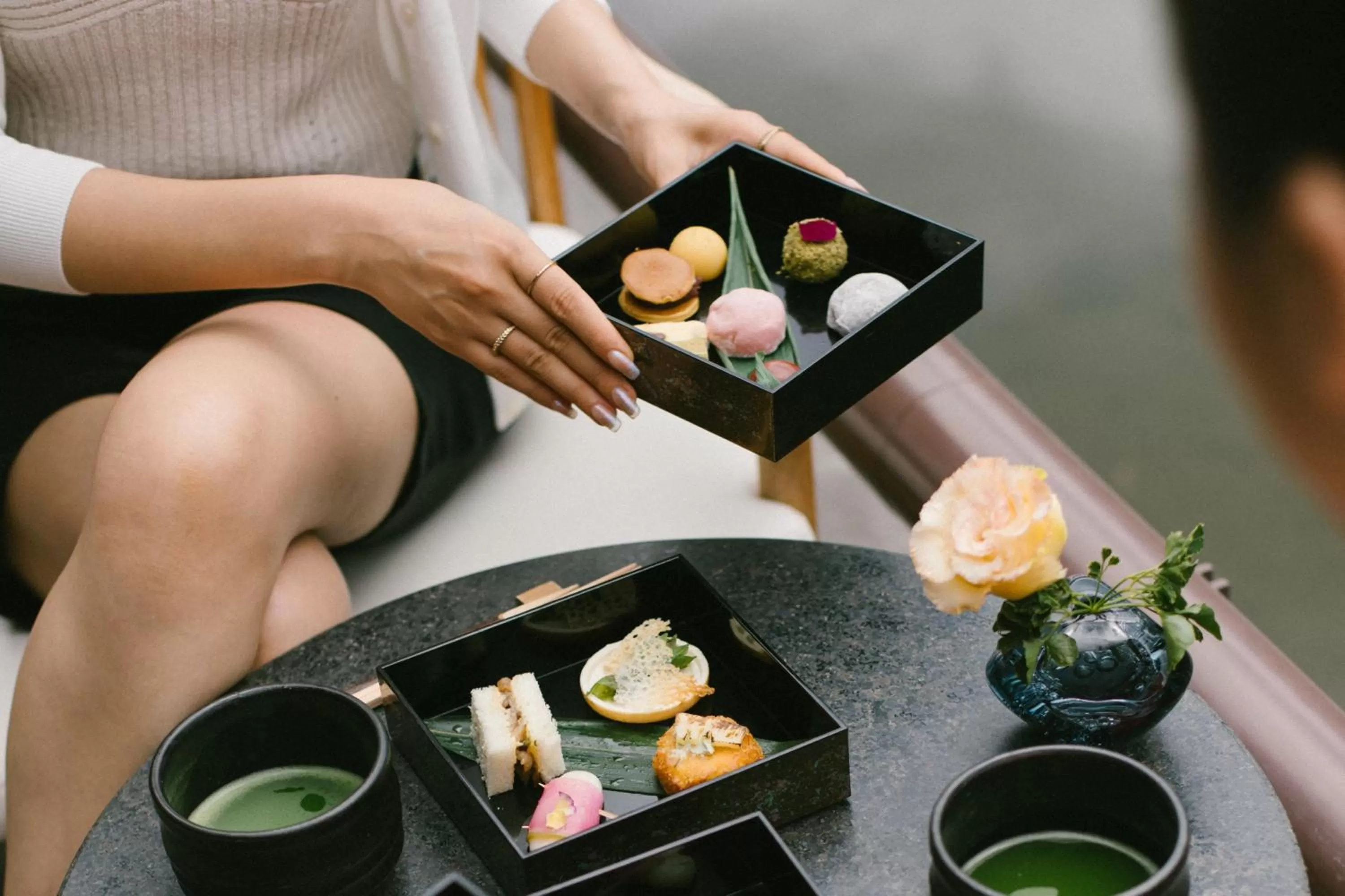 Food close-up in Four Seasons Hotel Kyoto
