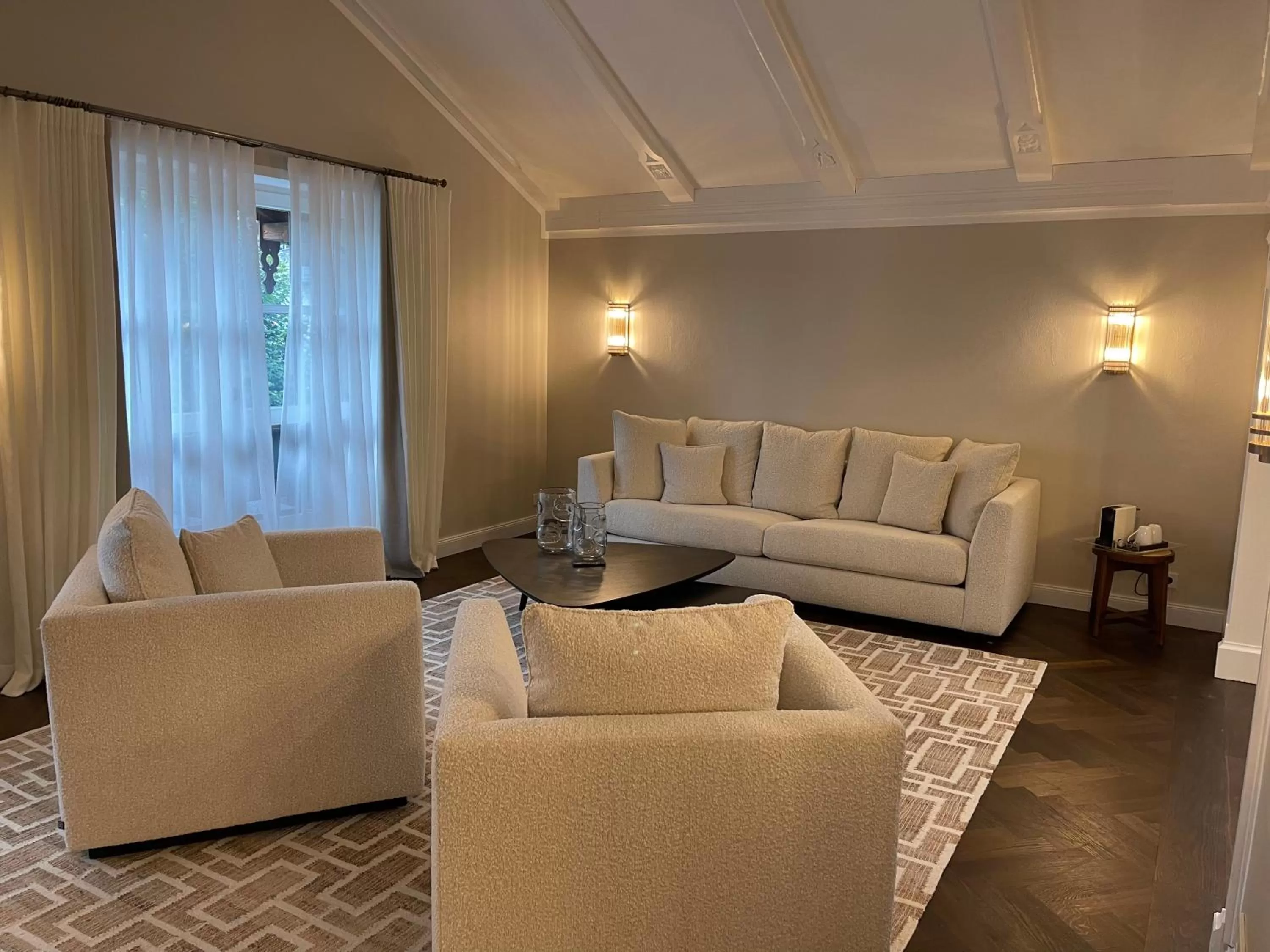 Seating area in Bio Design Boutique Landhaus St Georg