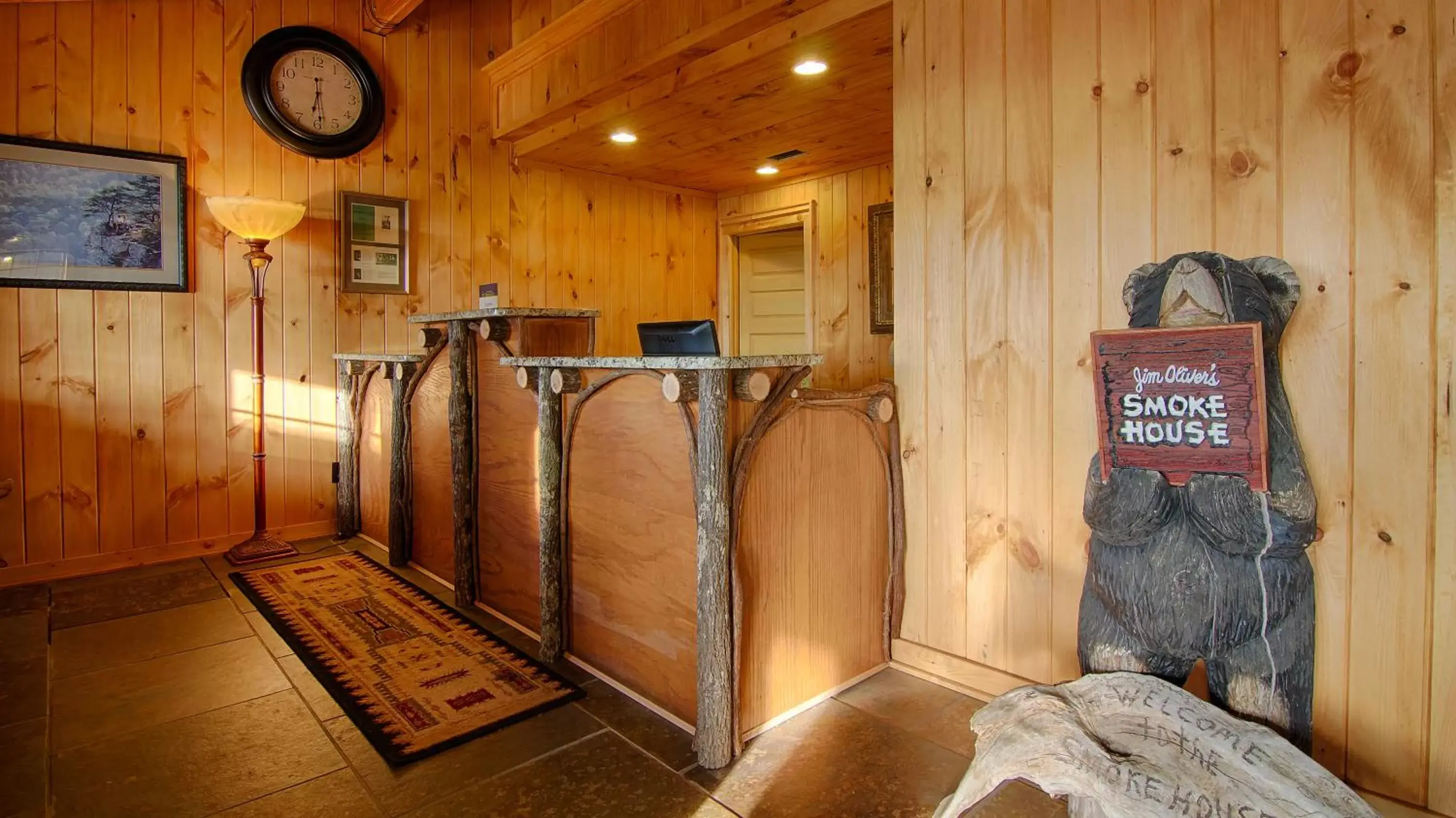 Lobby or reception in The Smoke House Lodge Lobby or reception in The Smoke House Lodge