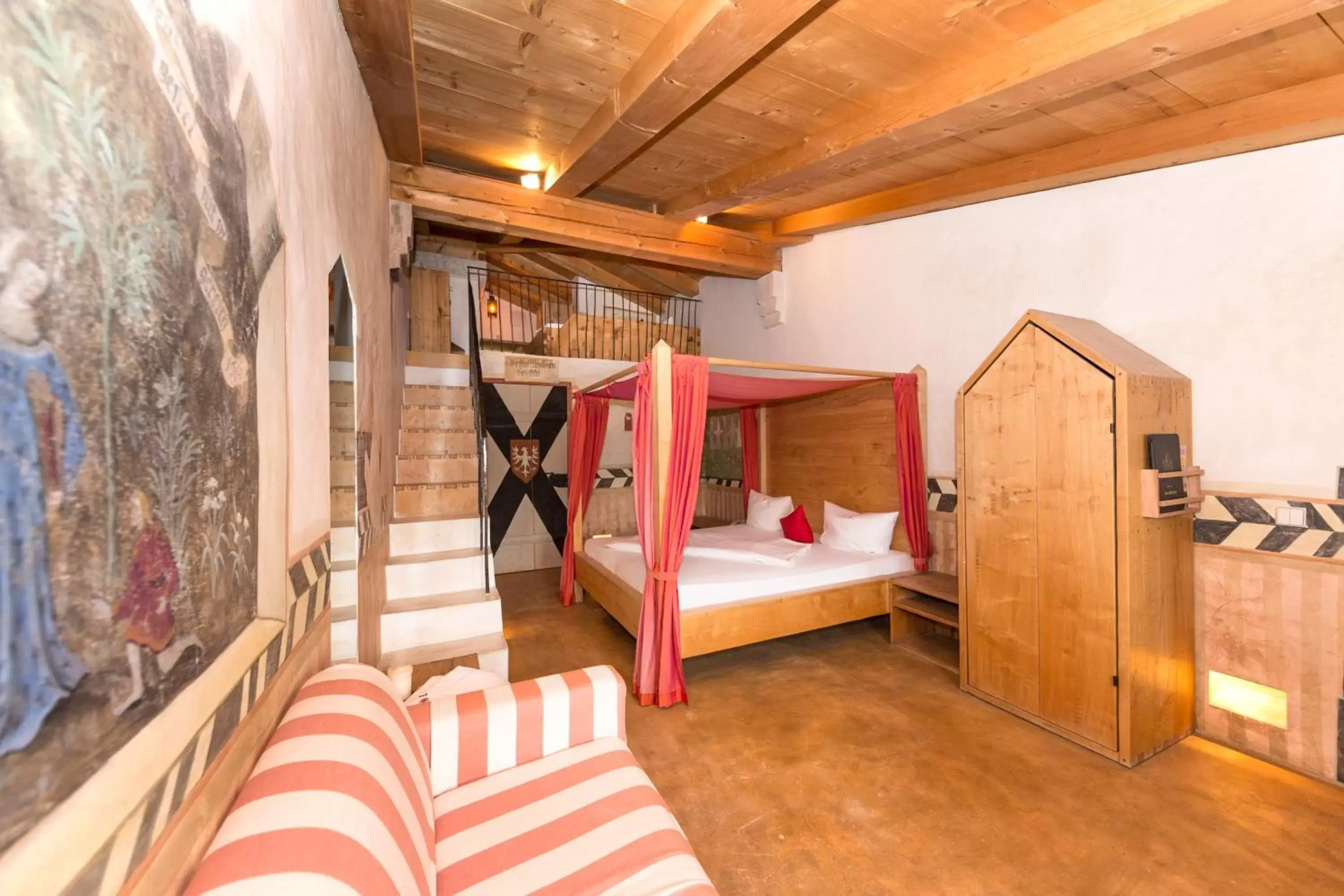 Bedroom, Bunk Bed in Hotel San Gabriele