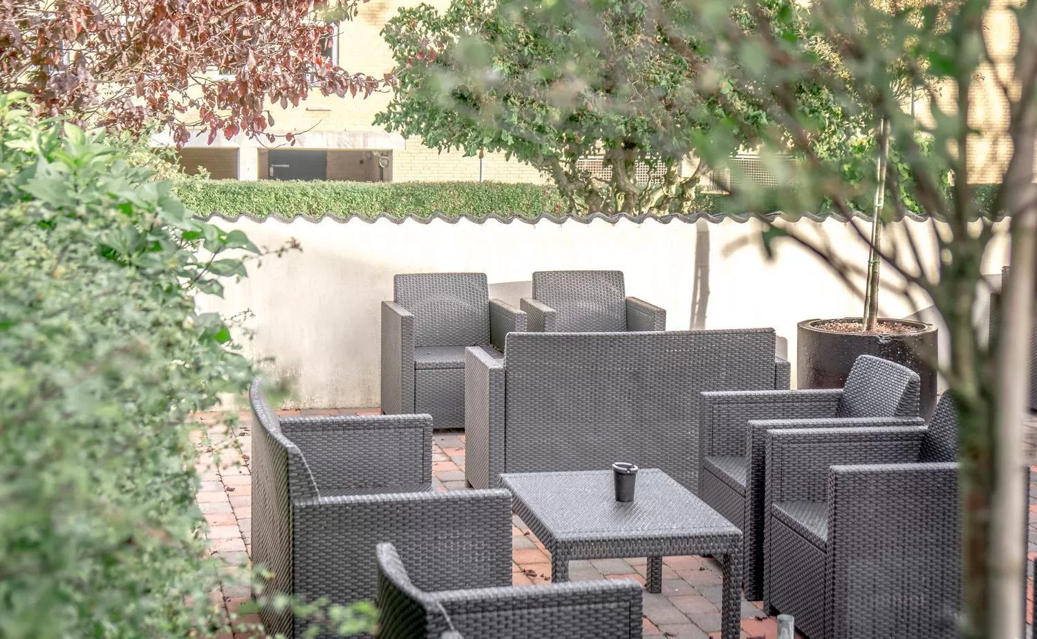 Balcony/Terrace in Hotel Røde-Kro