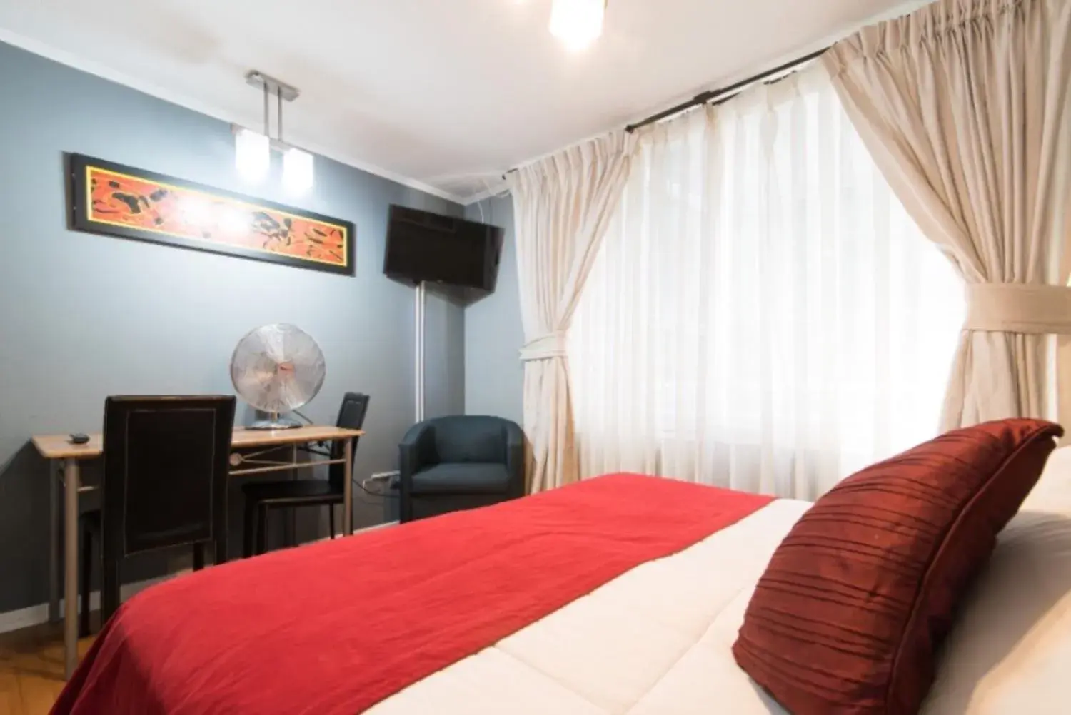 Bed in VR Suite Santiago Bed in VR Suite Santiago