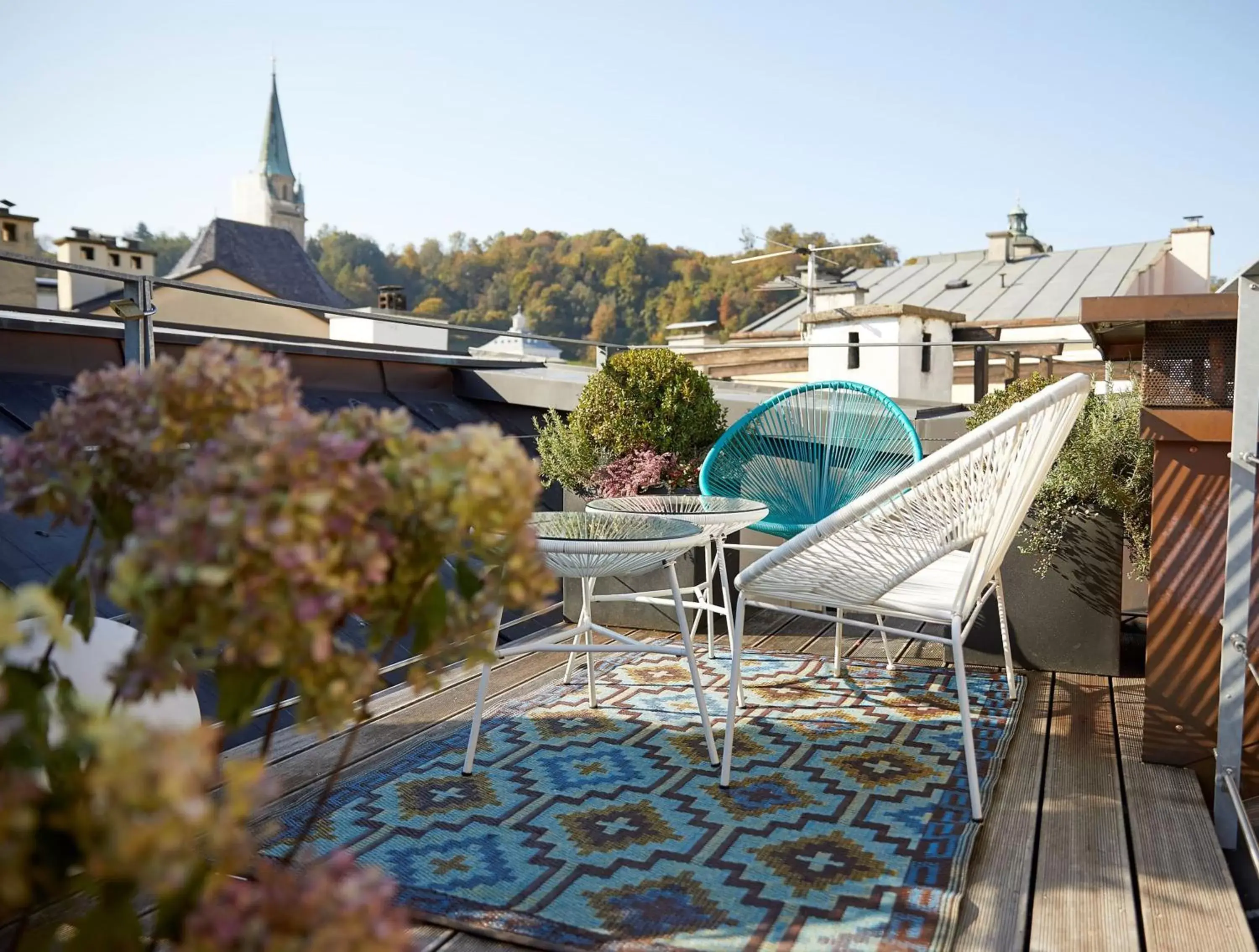 Balcony/Terrace in Small Luxury Hotel Goldgasse