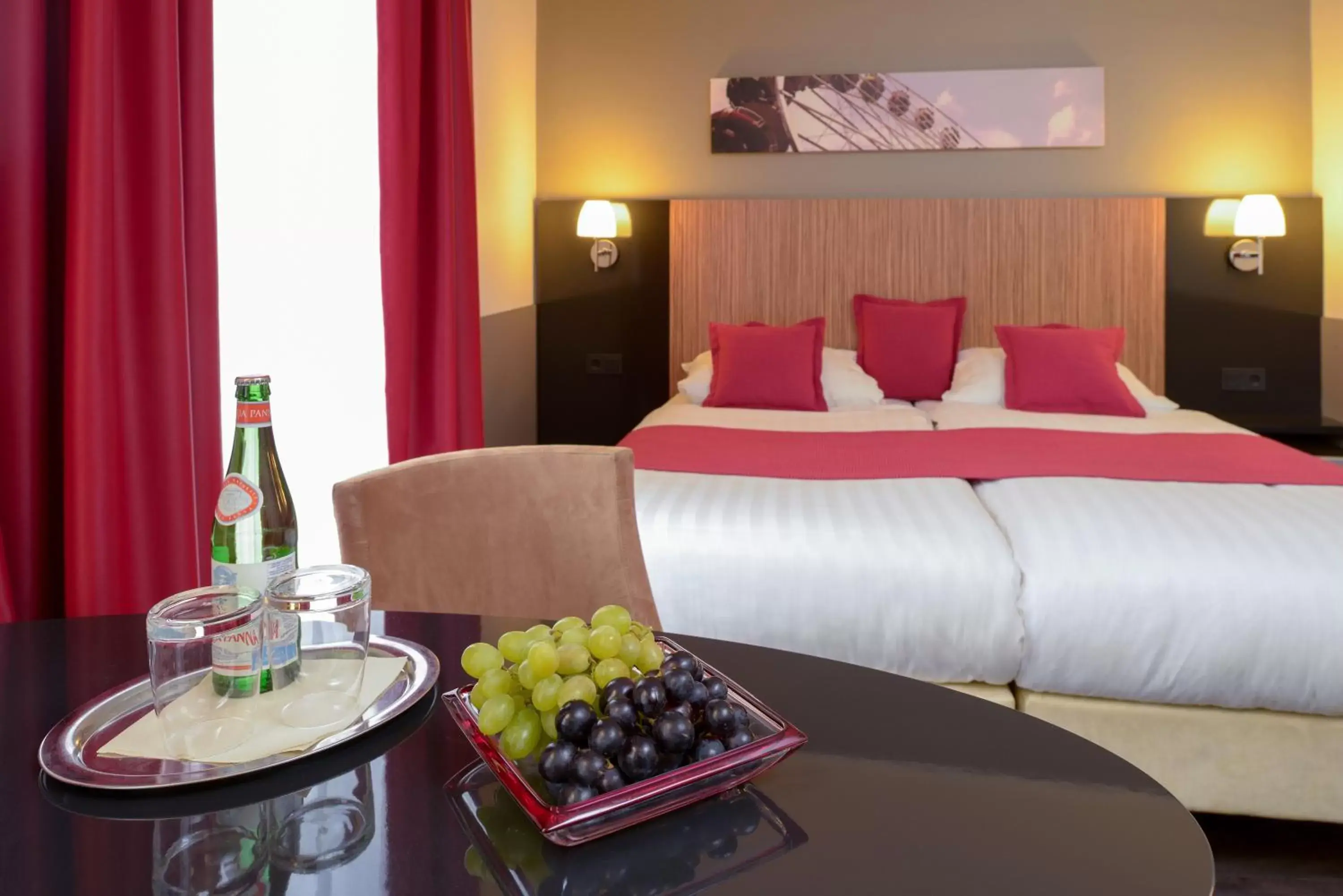 Decorative detail, Bed in Hotel Munich City