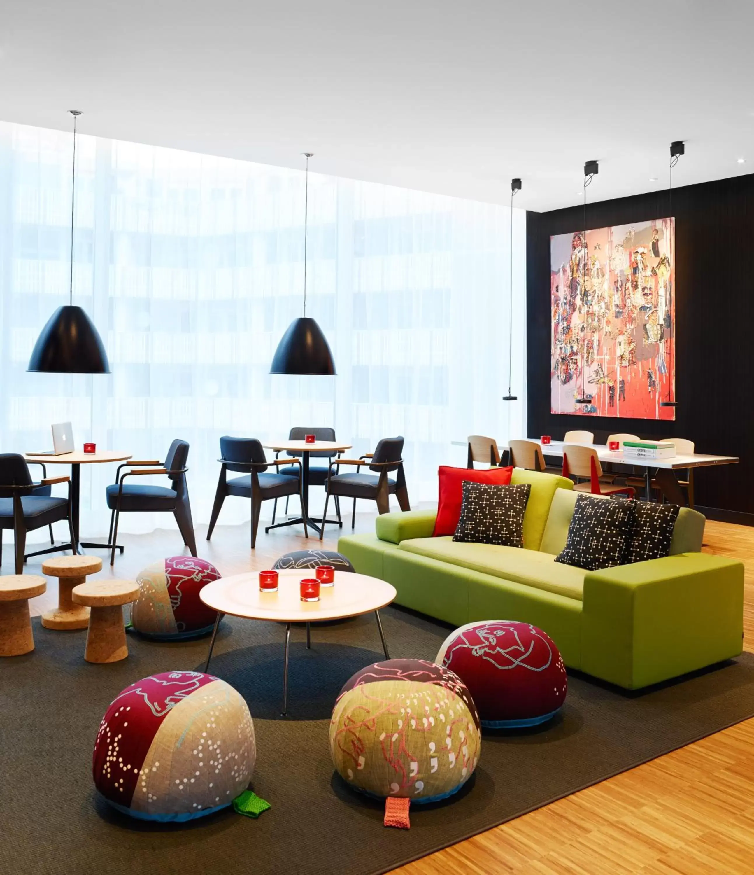 Lobby or reception in citizenM Rotterdam