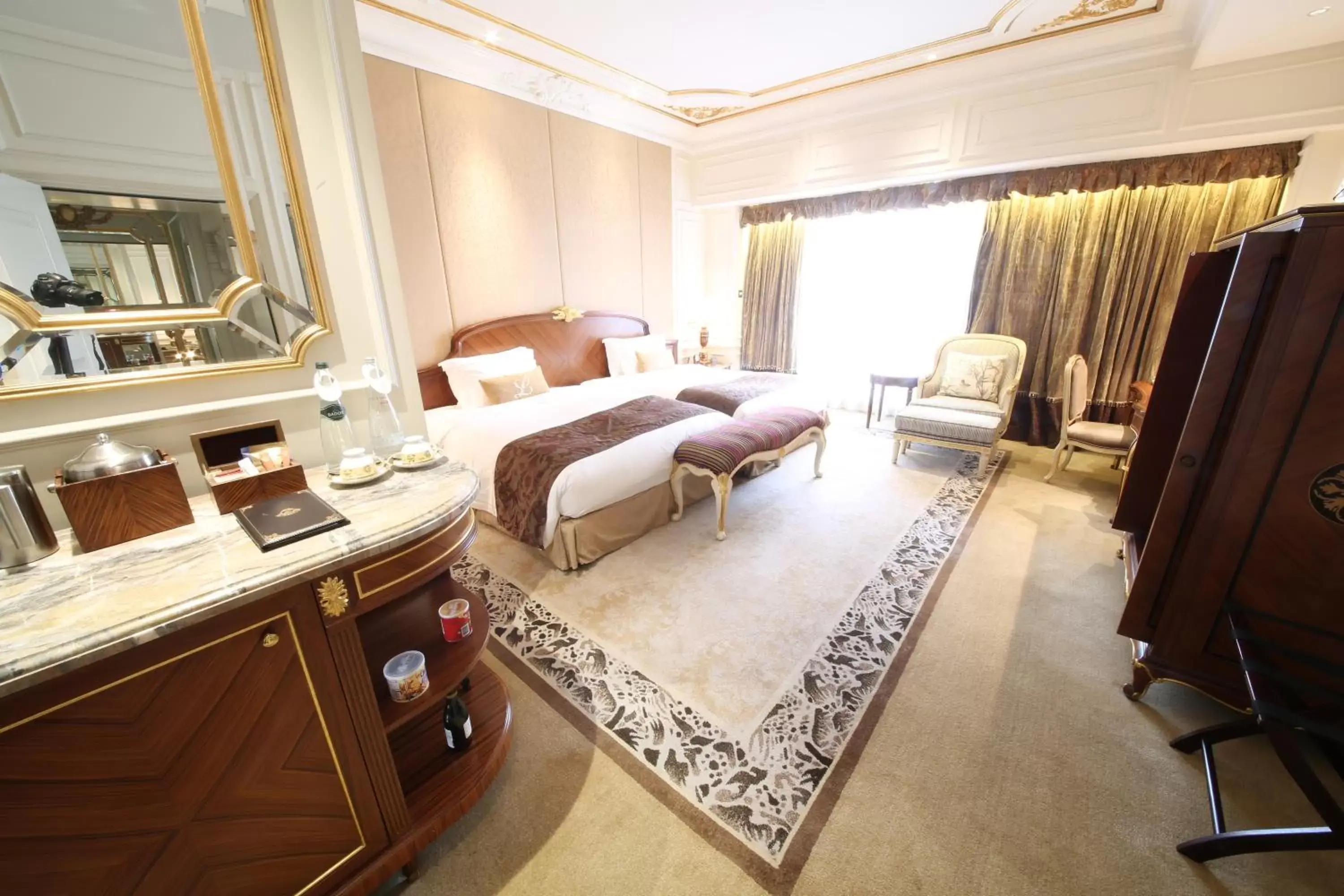 Bed in Legendale Hotel Beijing