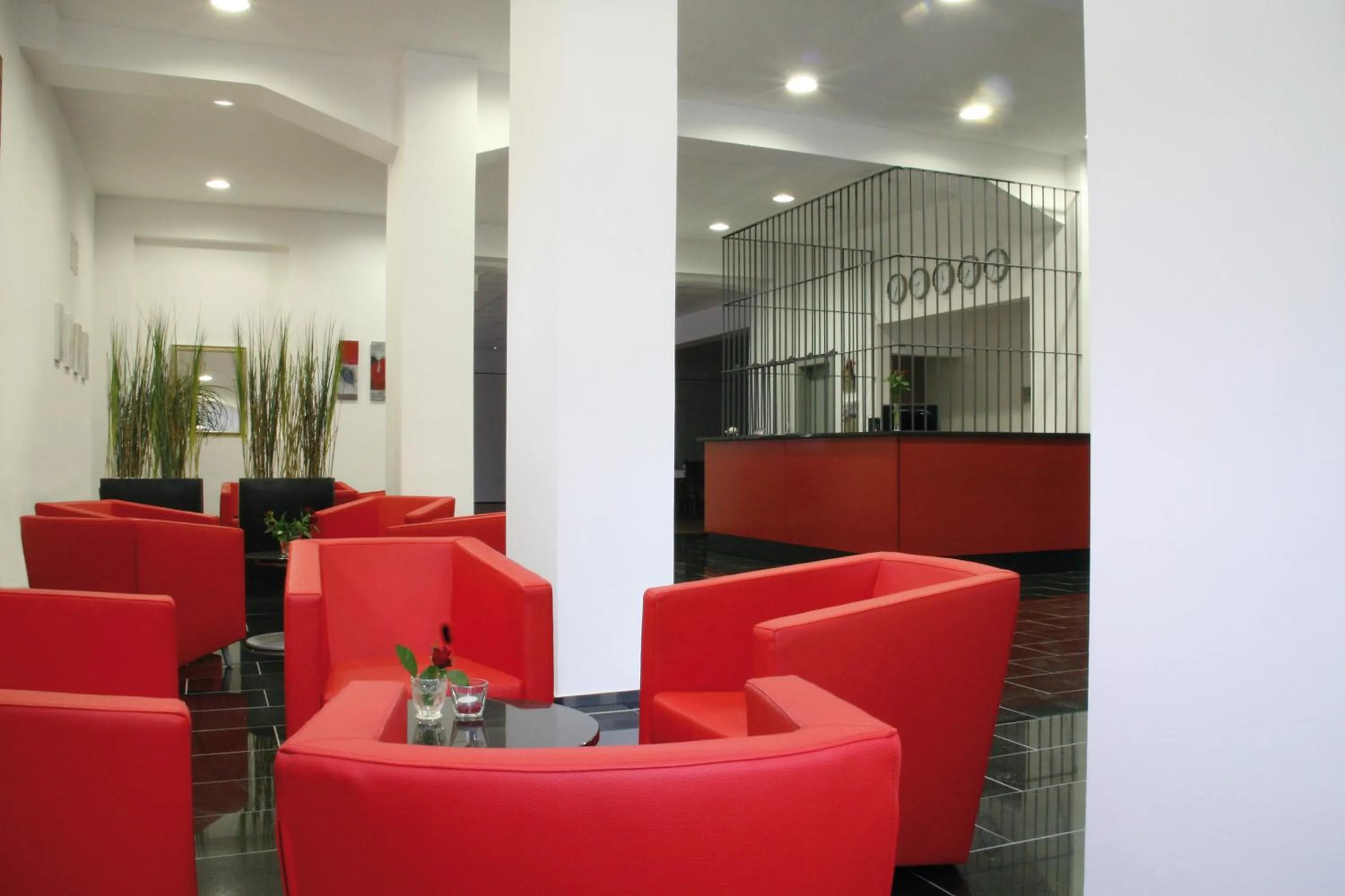 Lobby or reception in ALCATRAZ Hotel am Japanischen Garten