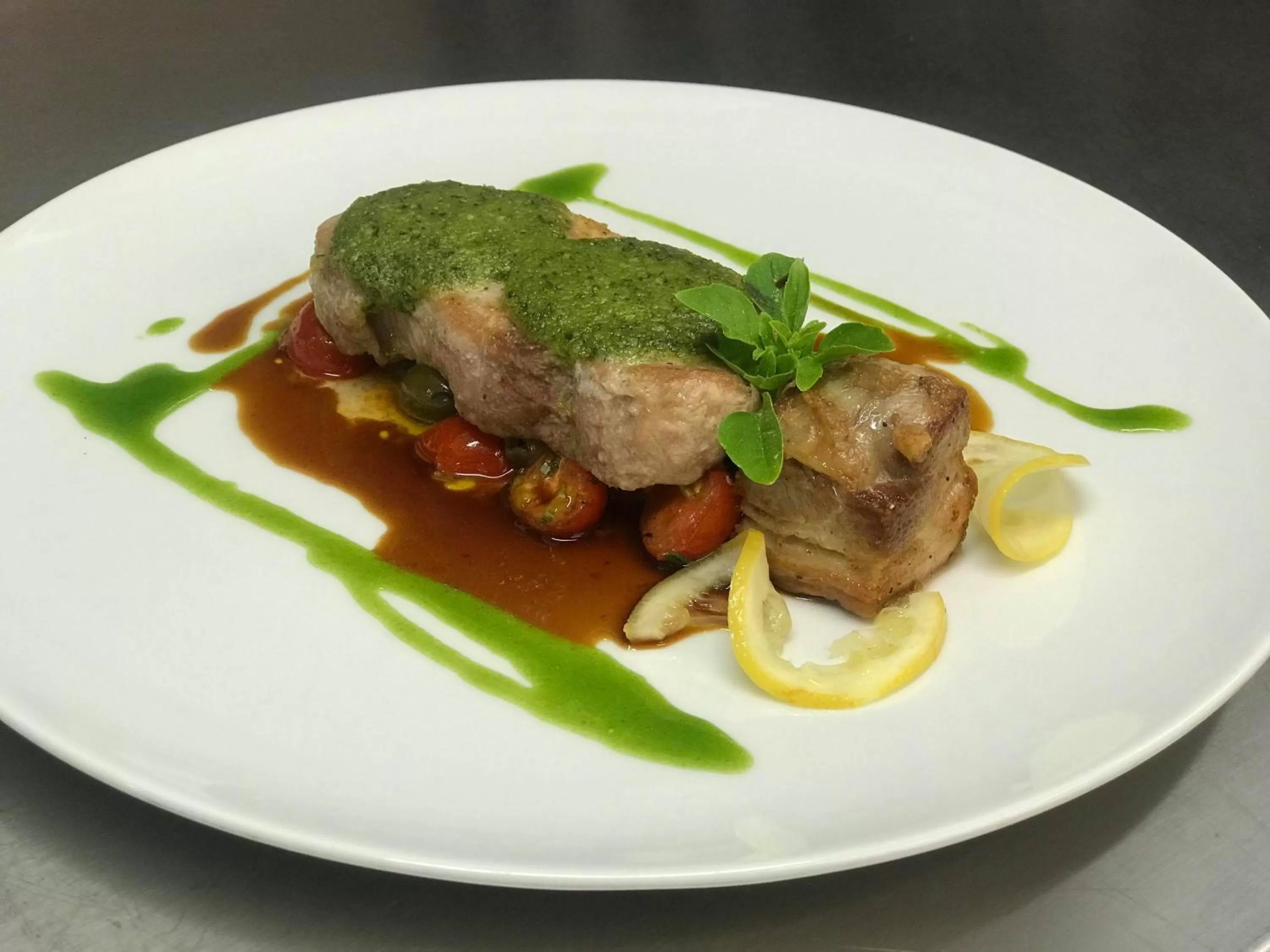 Food close-up in Silberkönig Schwarzwald Hotel & Restaurant Ringhotel