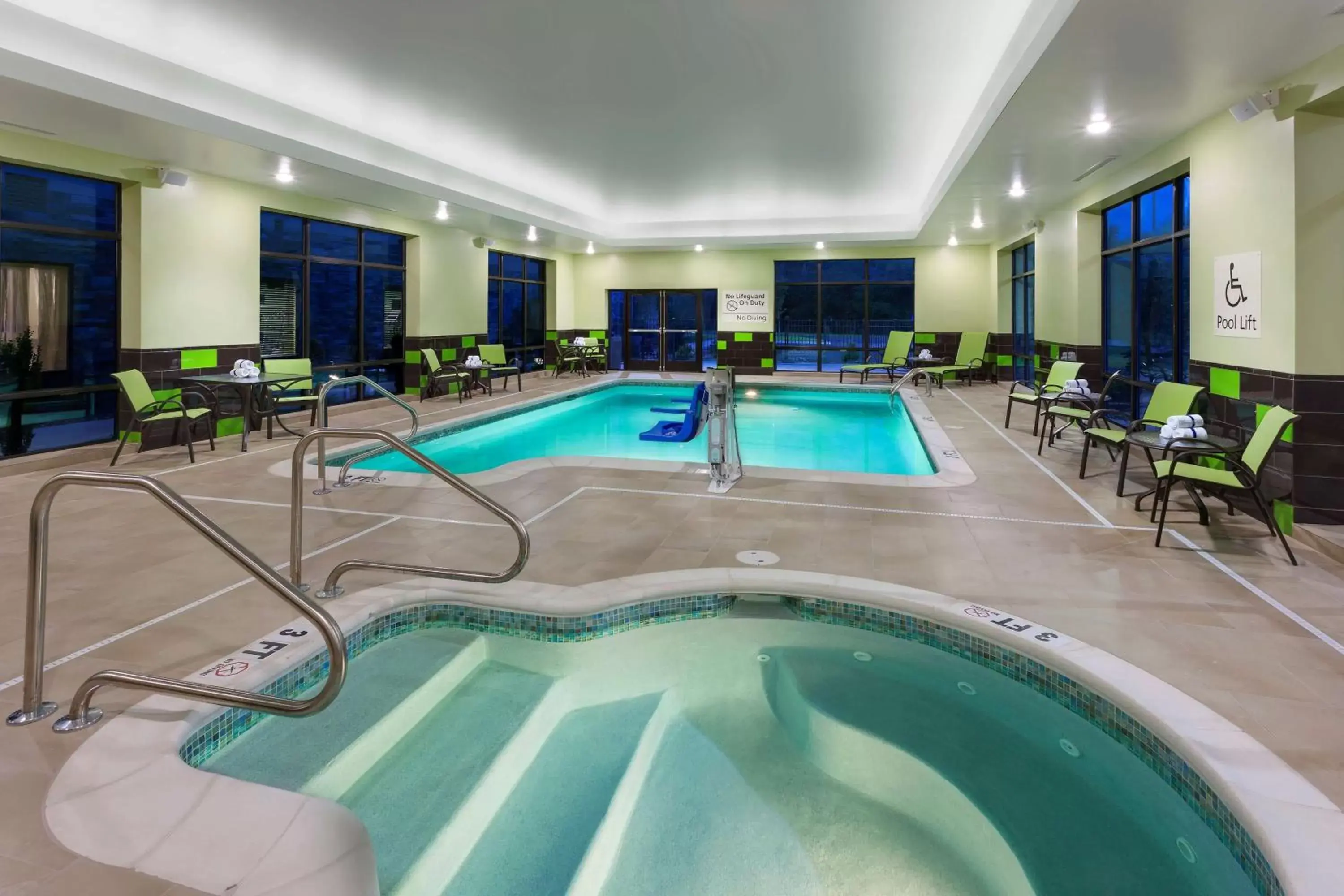 Pool view, Swimming Pool in Hampton Inn & Suites Williamsport - Faxon Exit