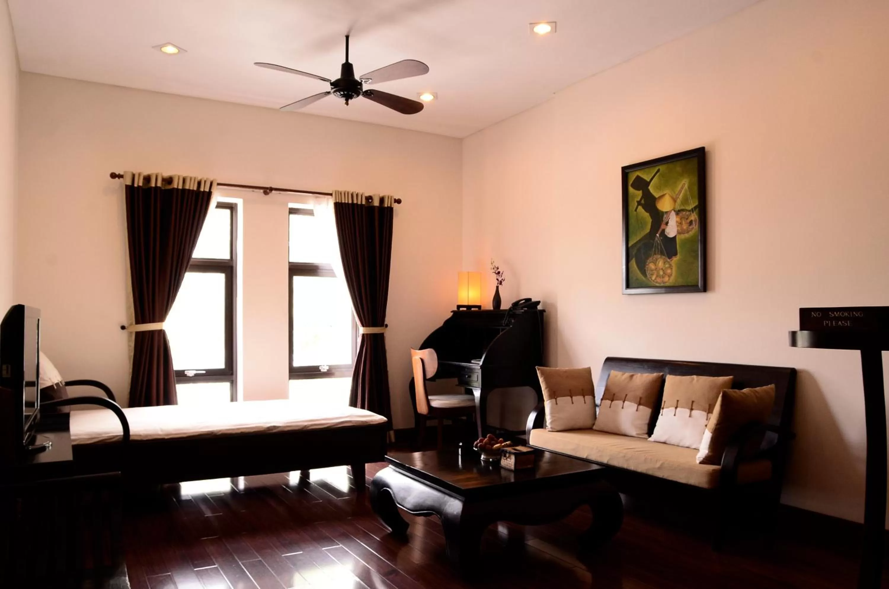 Living room in Nam Bo Boutique Hotel