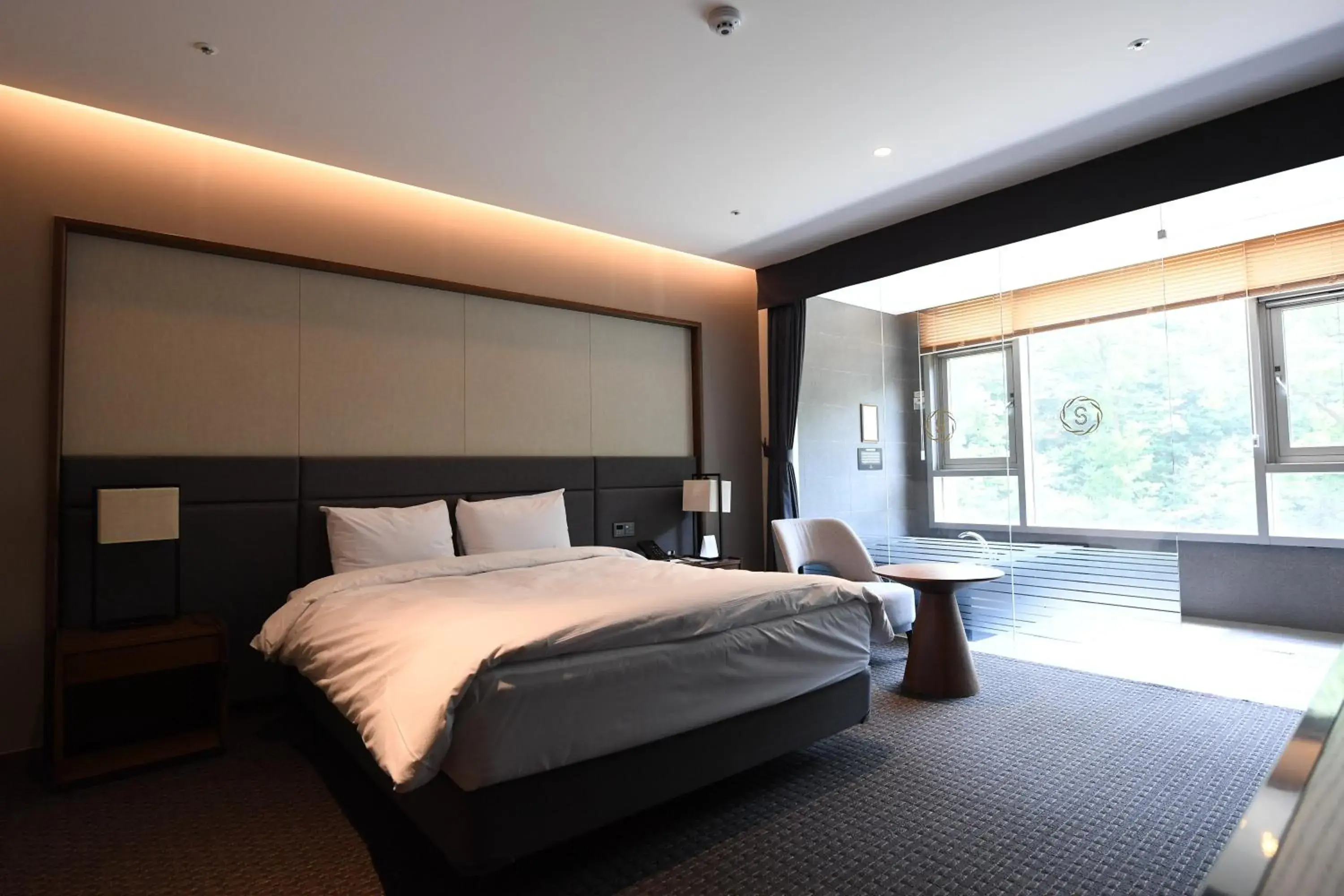 Bed in Hotel Susung