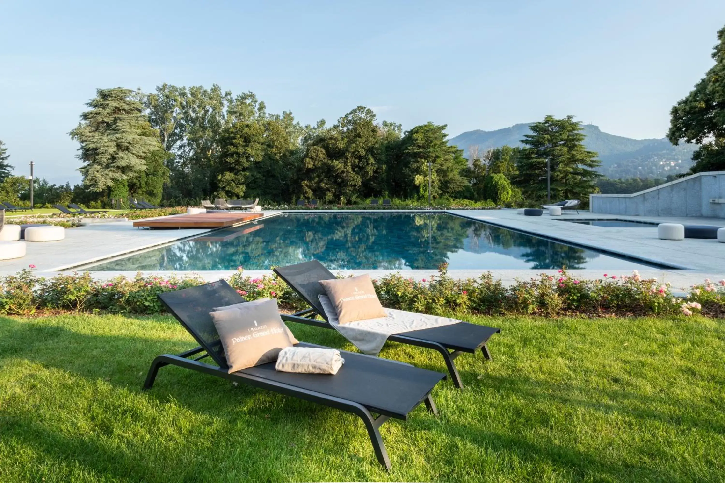 Swimming Pool in Palace Grand Hotel Varese