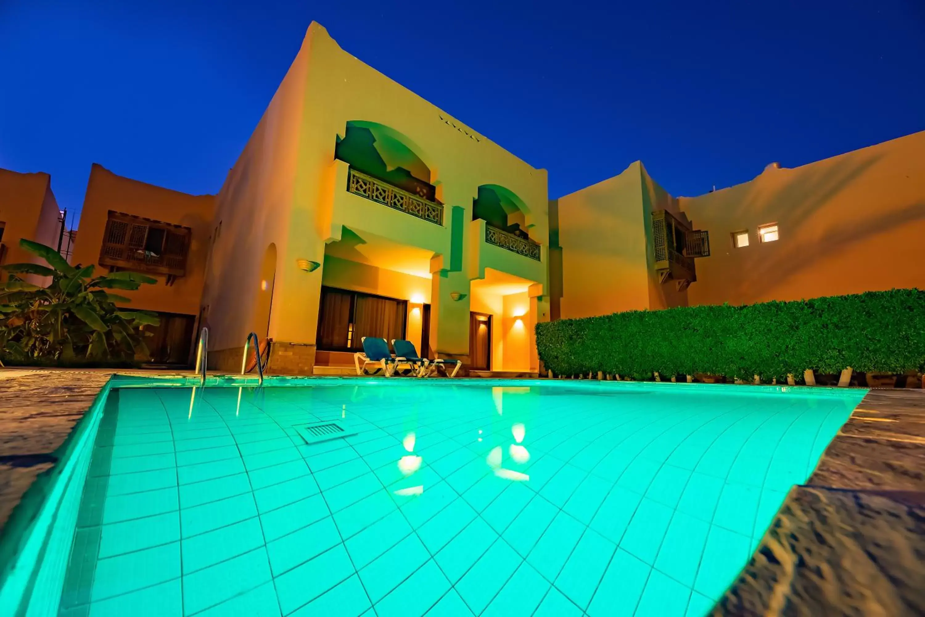 Pool view, Property Building in Continental Hotel Hurghada