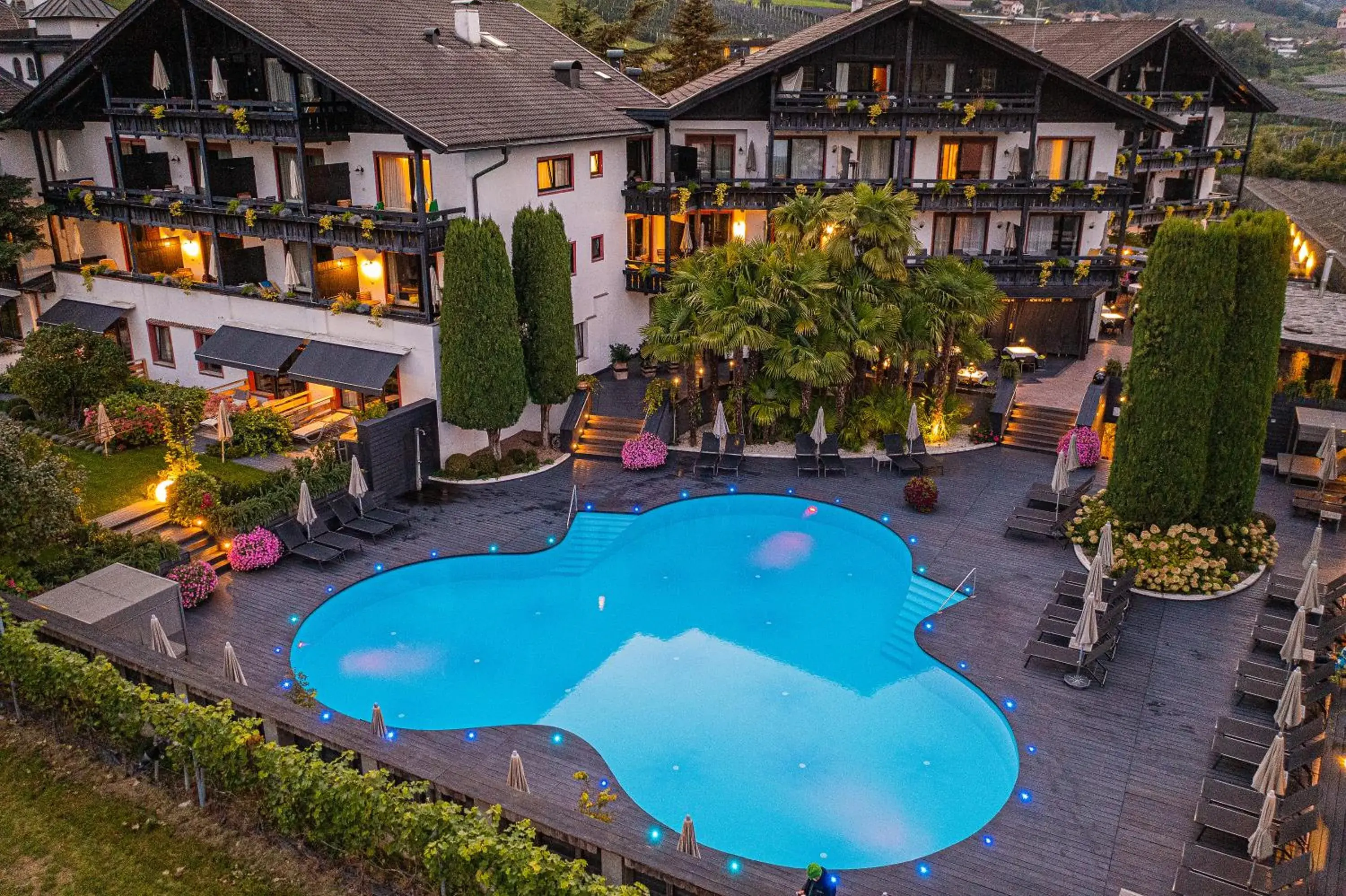 Pool View in Hotel Tirolensis