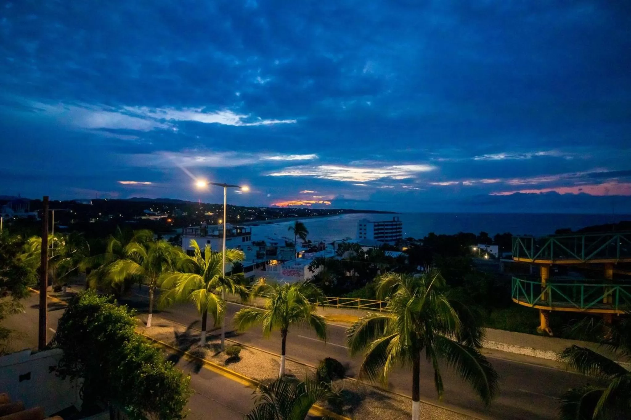 Pool View in Hotel Costa 55 Puerto Escondido