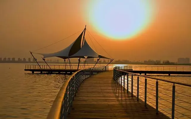 Garden, Sunrise/Sunset in Kempinski Hotel Suzhou