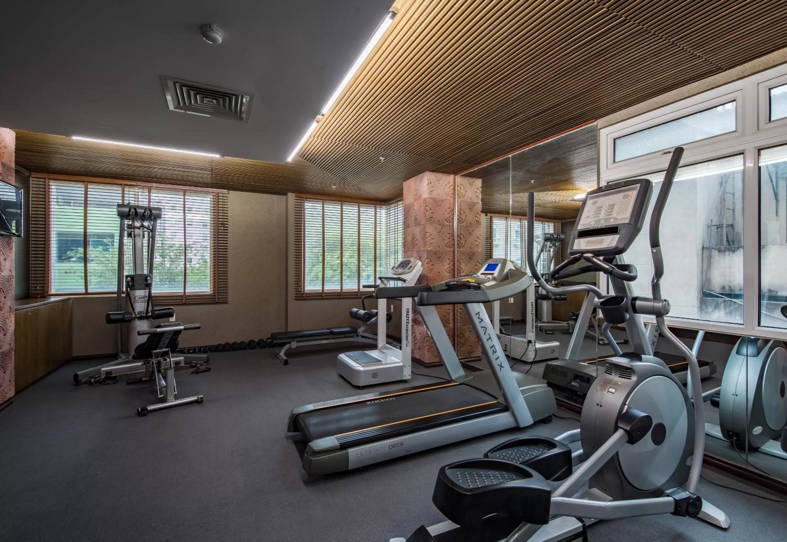Fitness centre/facilities in Aquari Hotel