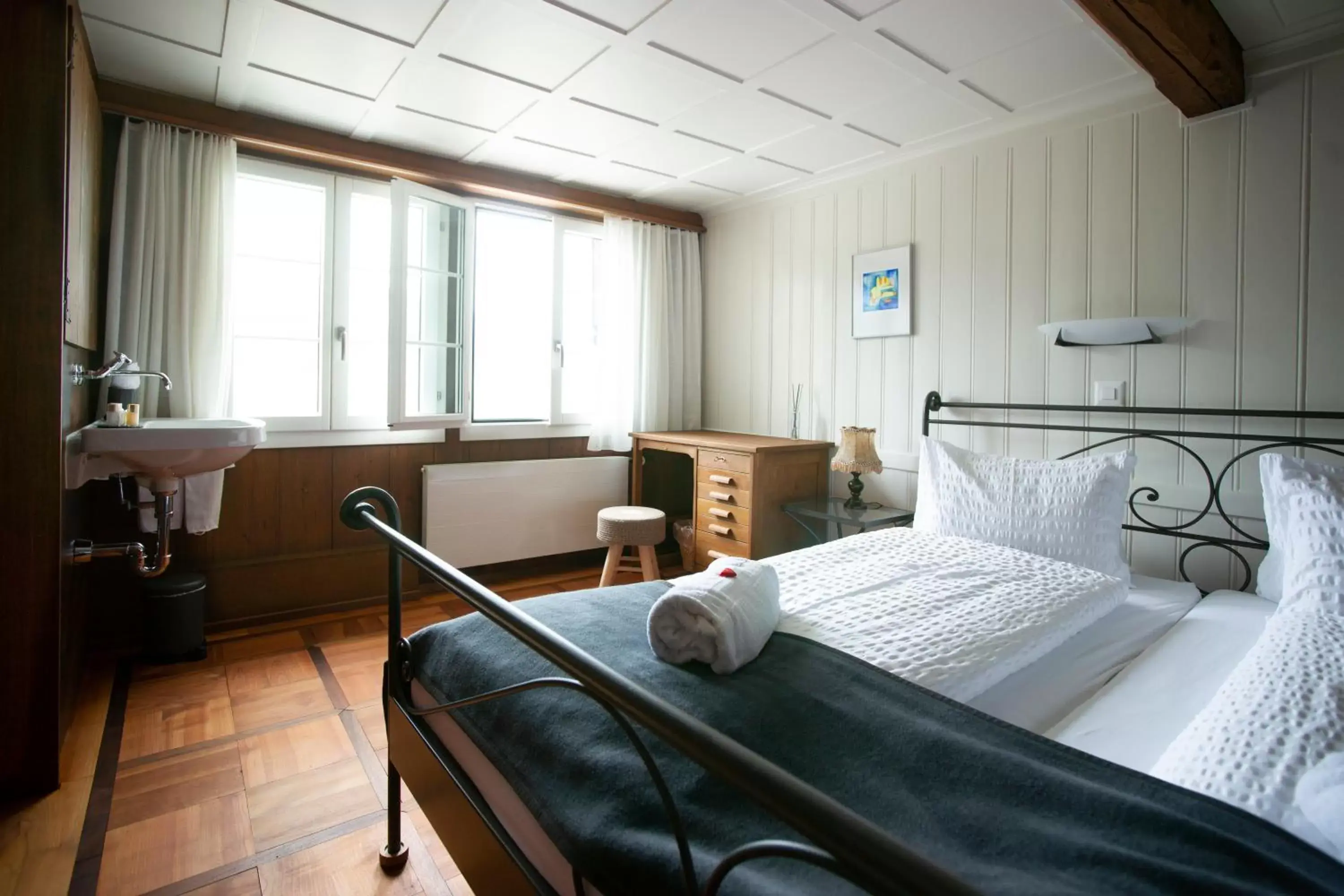 Photo of the whole room, Bed in Landgasthof Zollhaus