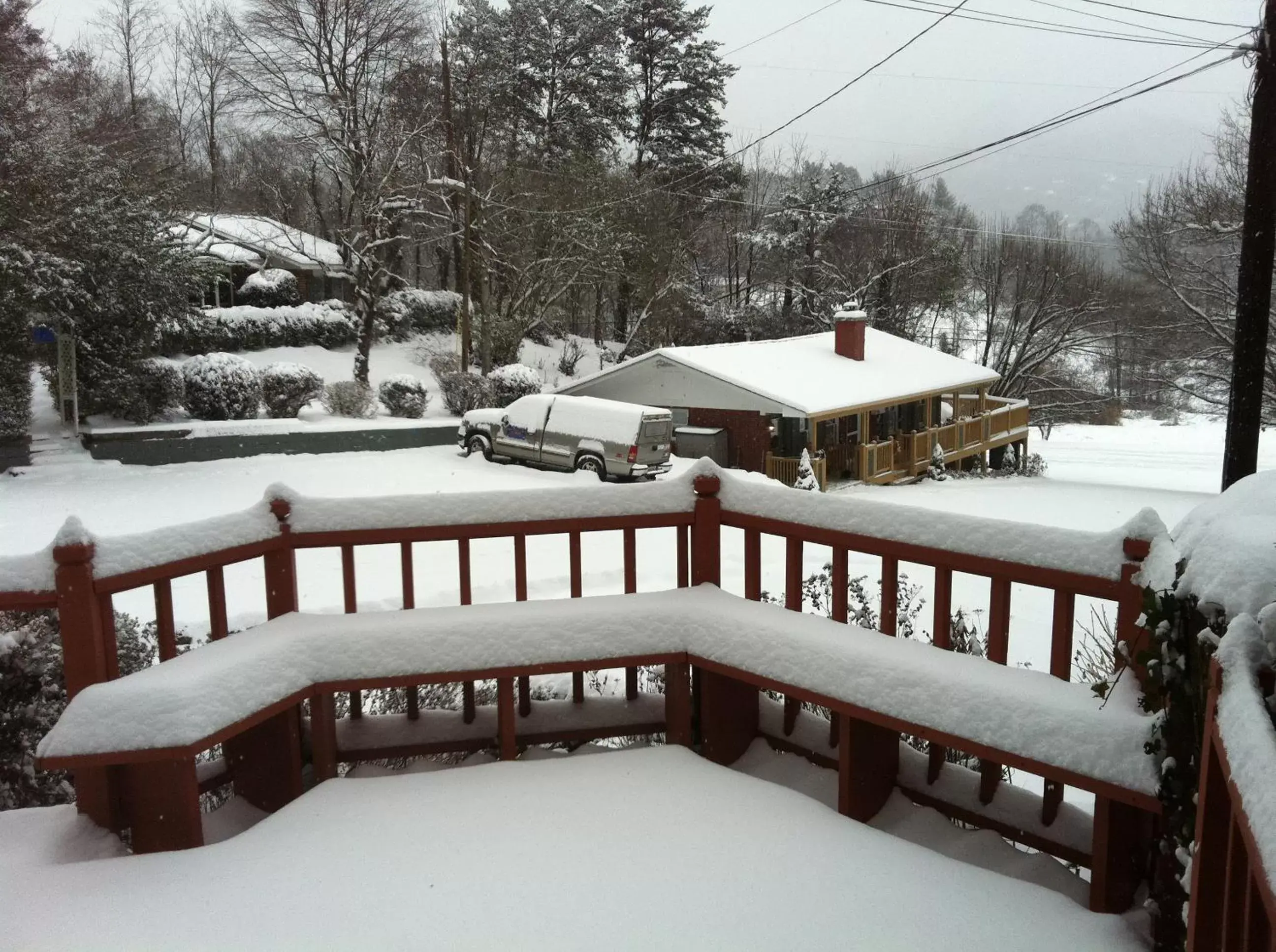 Winter in Mountain Aire Cottages & Inn