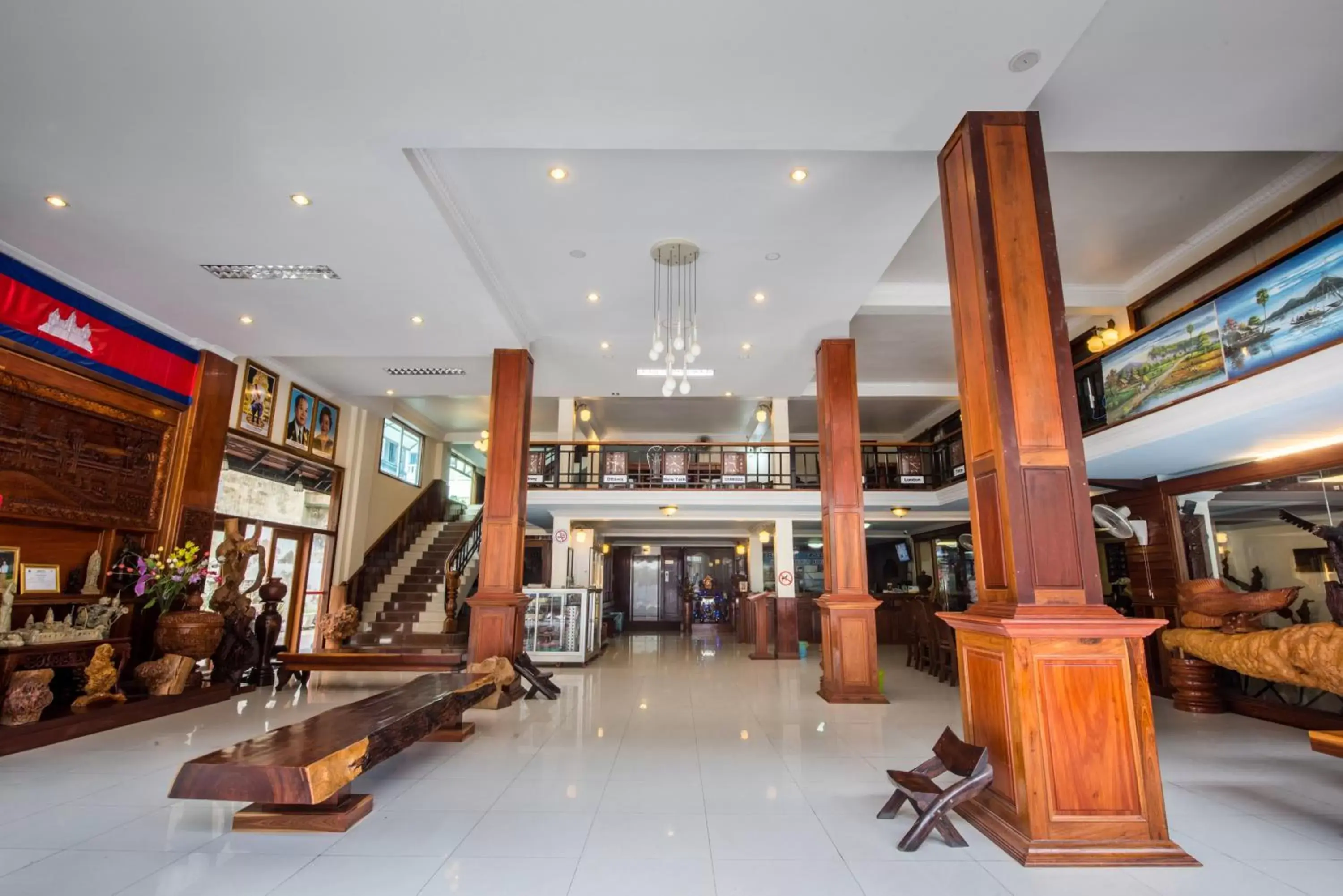 Lobby or reception in Seng Hout Hotel