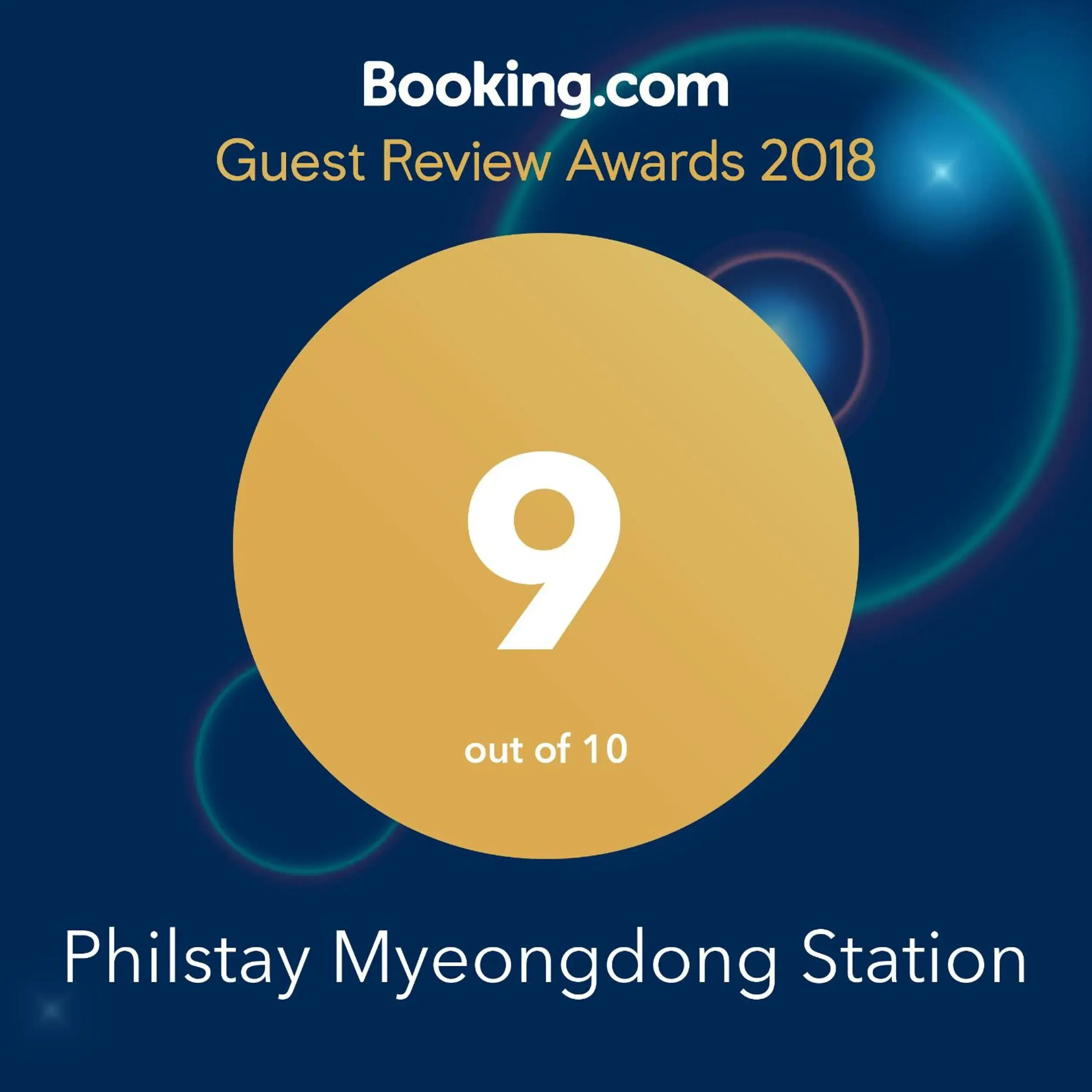 Certificate/Award in Philstay Myeongdong Station