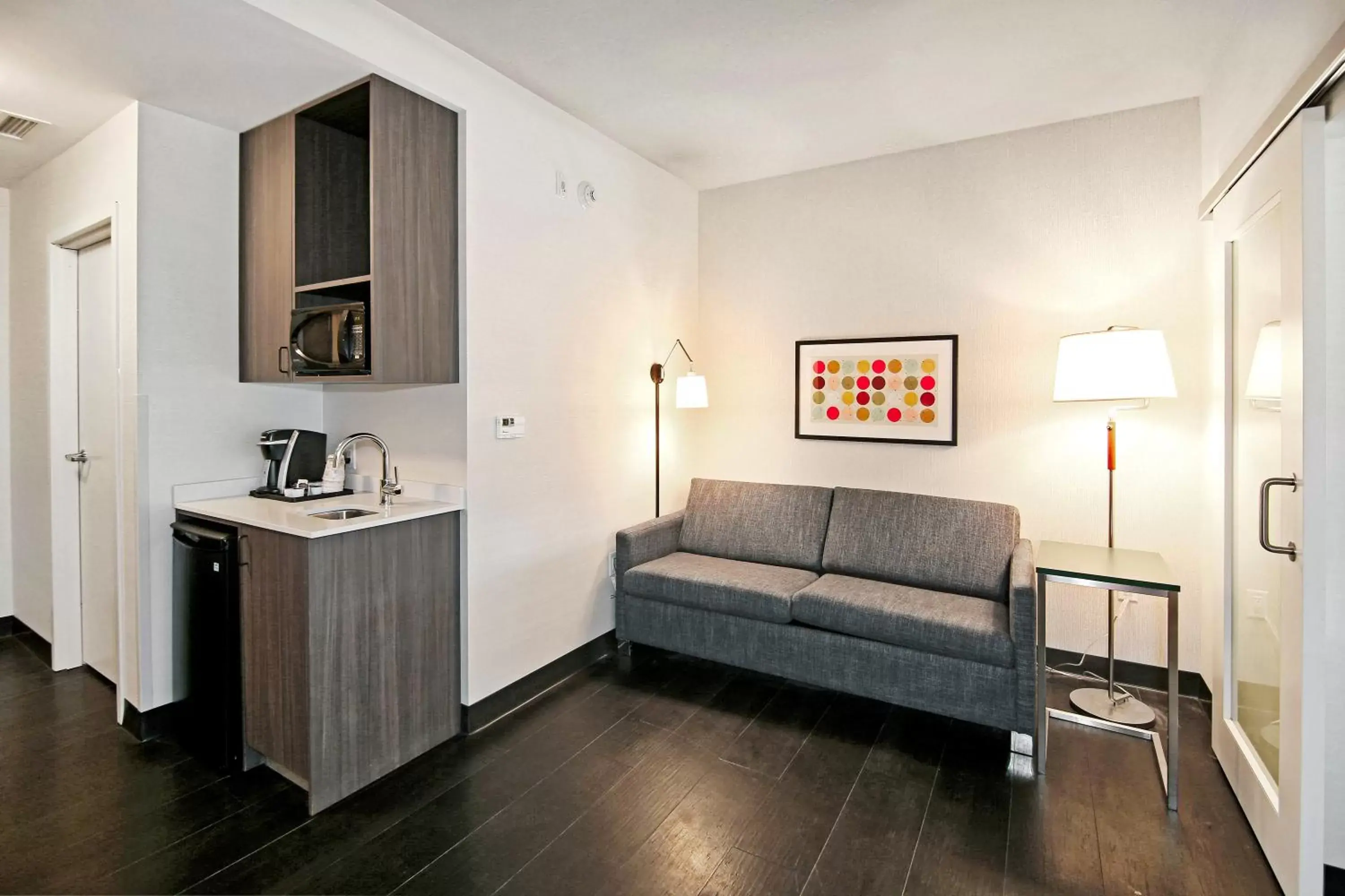 Photo of the whole room, Seating Area in Holiday Inn Hotel & Suites - Calgary Airport North, an IHG Hotel