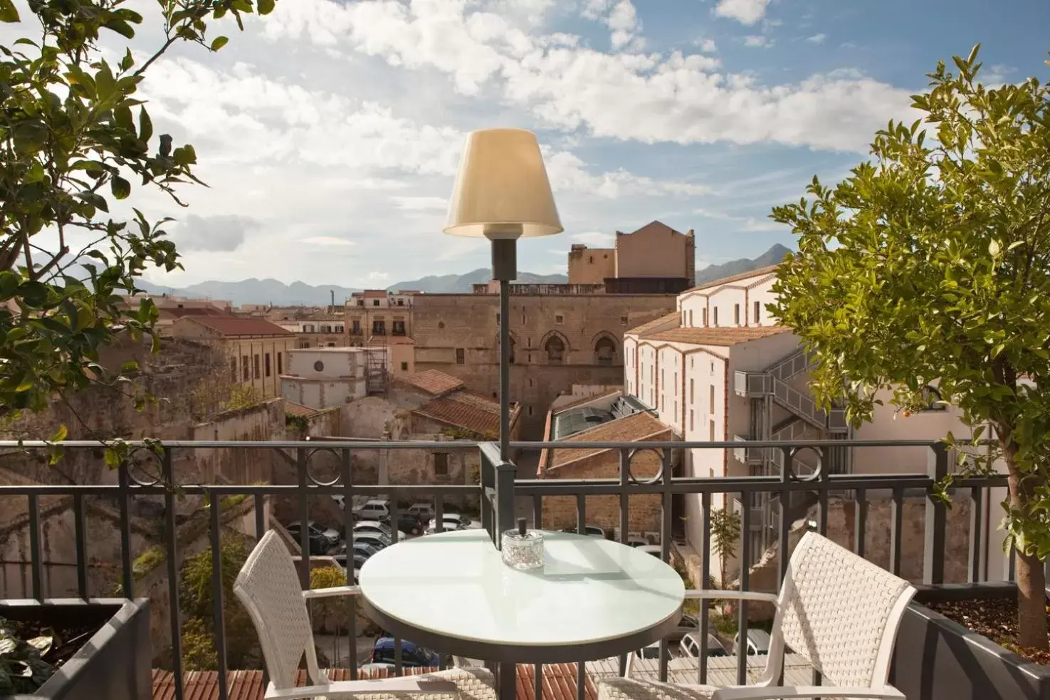 Balcony/Terrace in Hotel Porta Felice & Spa