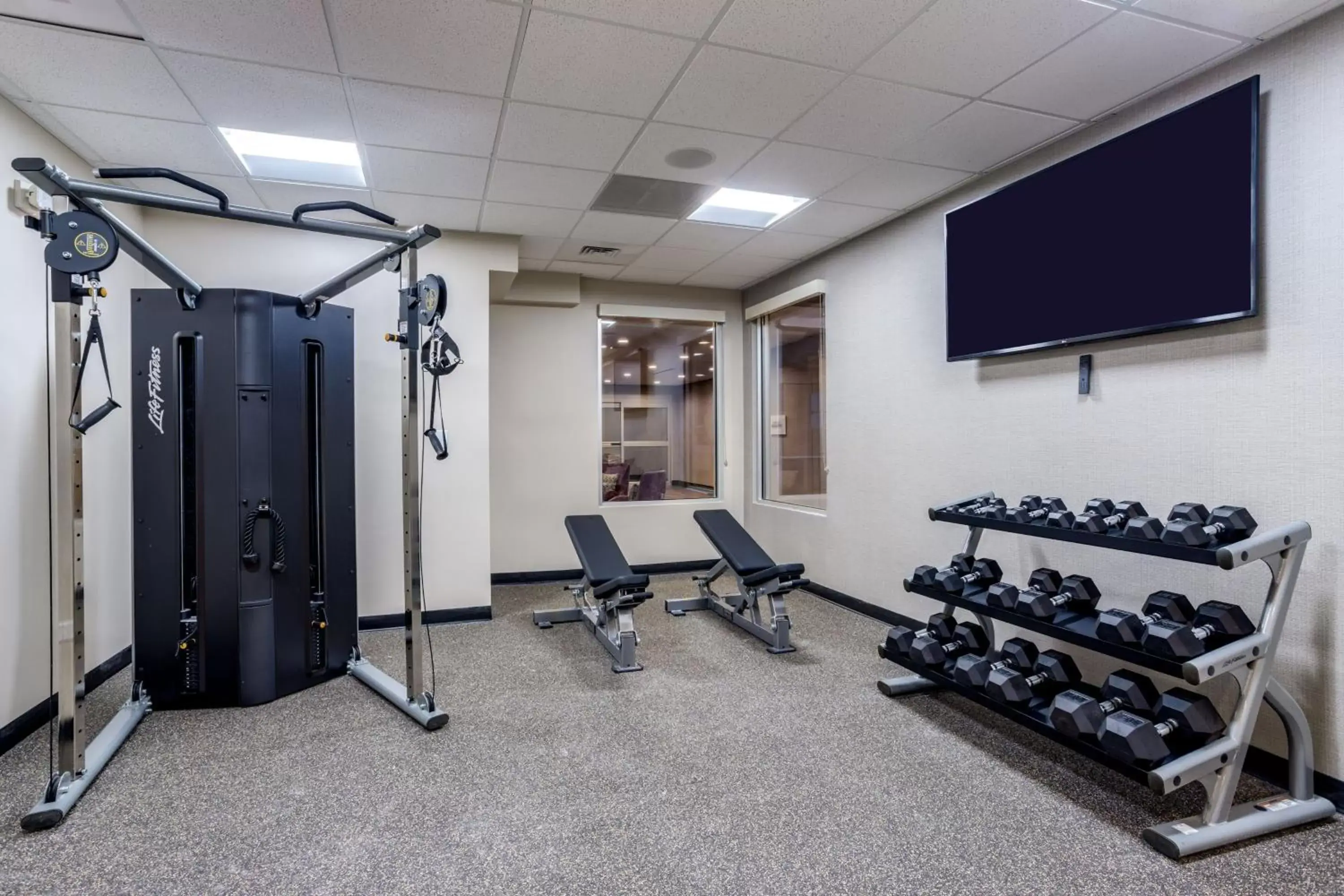 Fitness centre/facilities, Fitness Center/Facilities in TownePlace Suites by Marriott Chicago Waukegan Gurnee