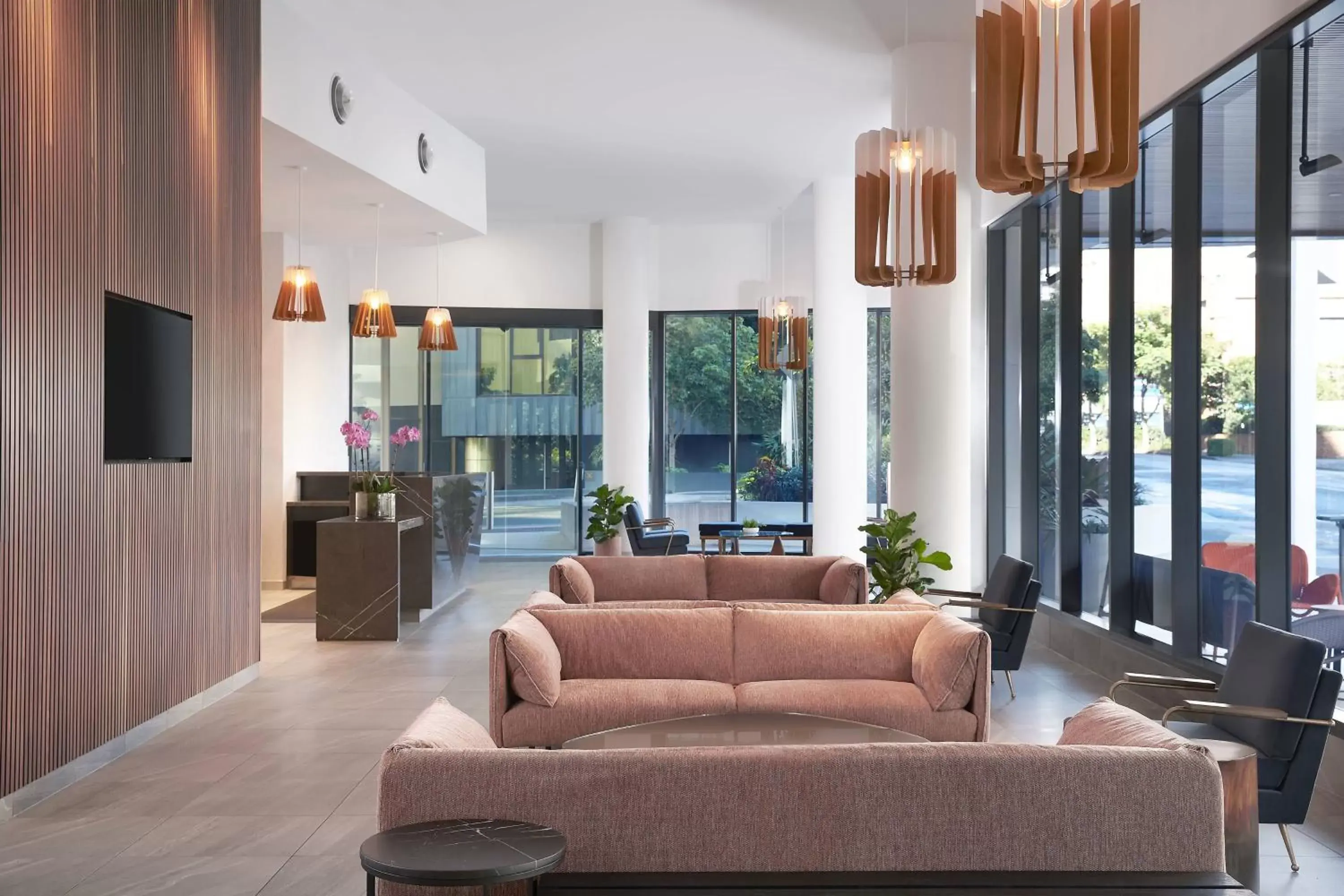 Lobby or reception, Seating Area in Courtyard by Marriott Brisbane South Bank