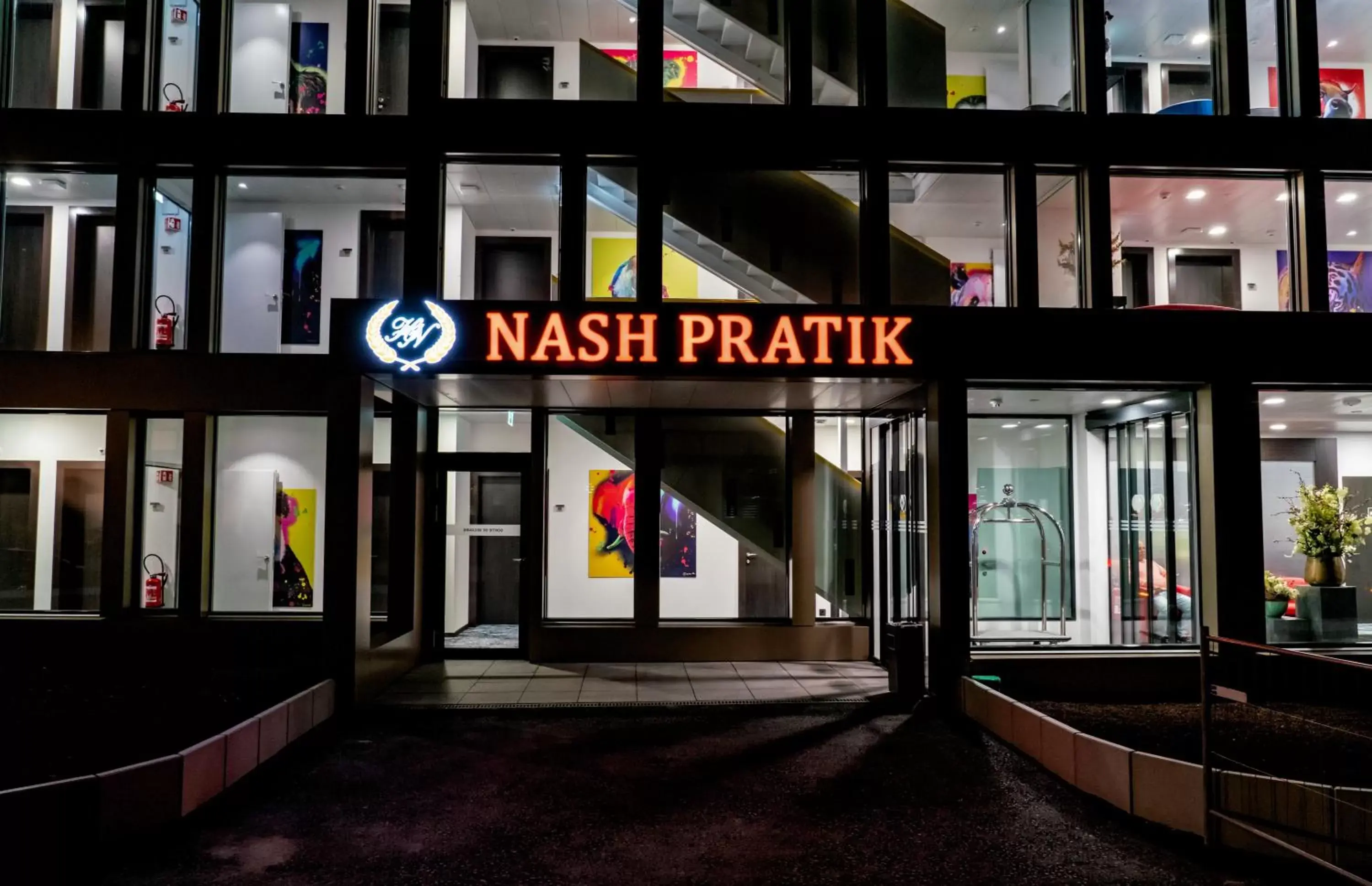 Facade/entrance in Nash Pratik Hotel
