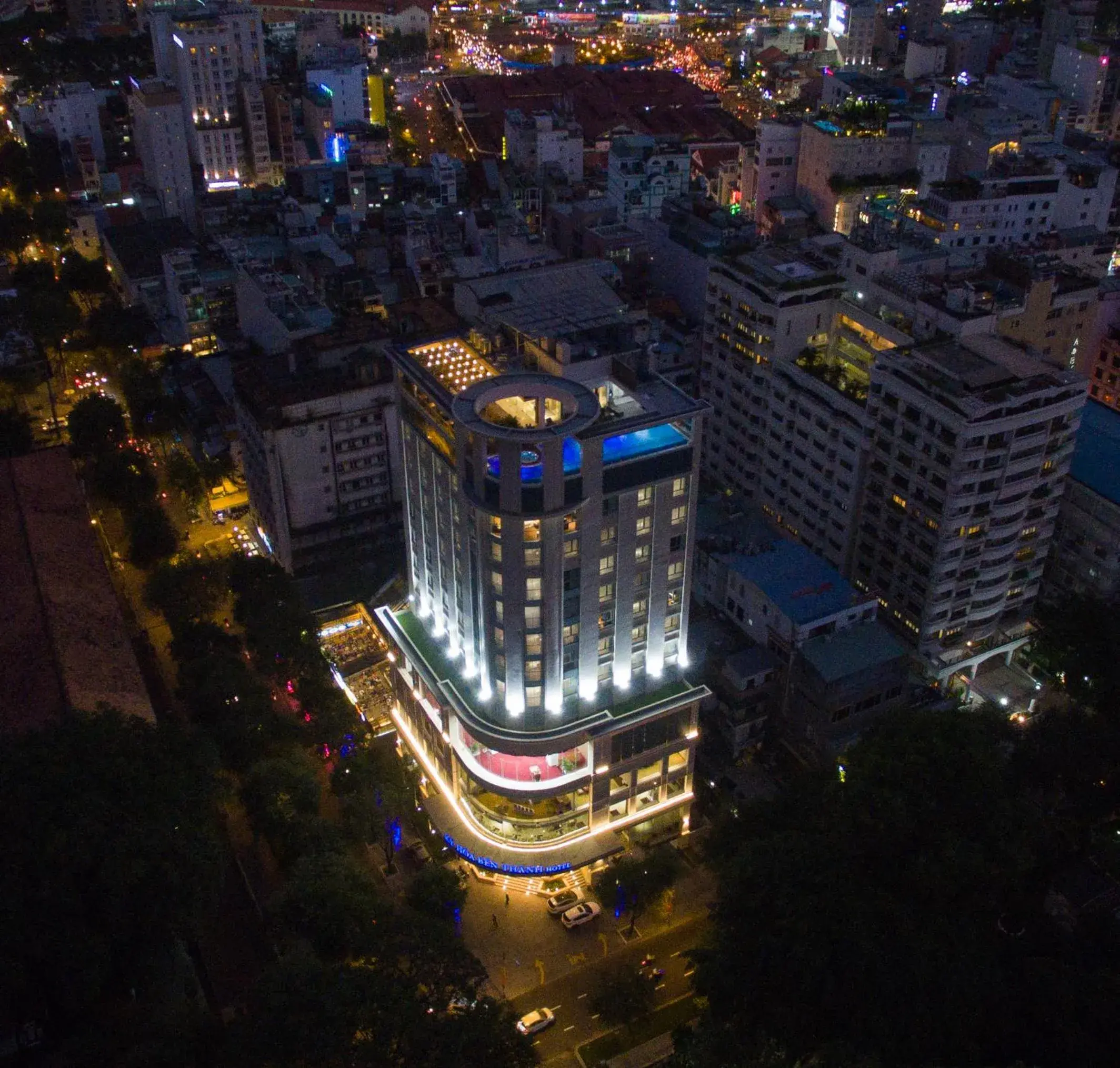 Property building, Bird's-eye View in Central Palace Hotel