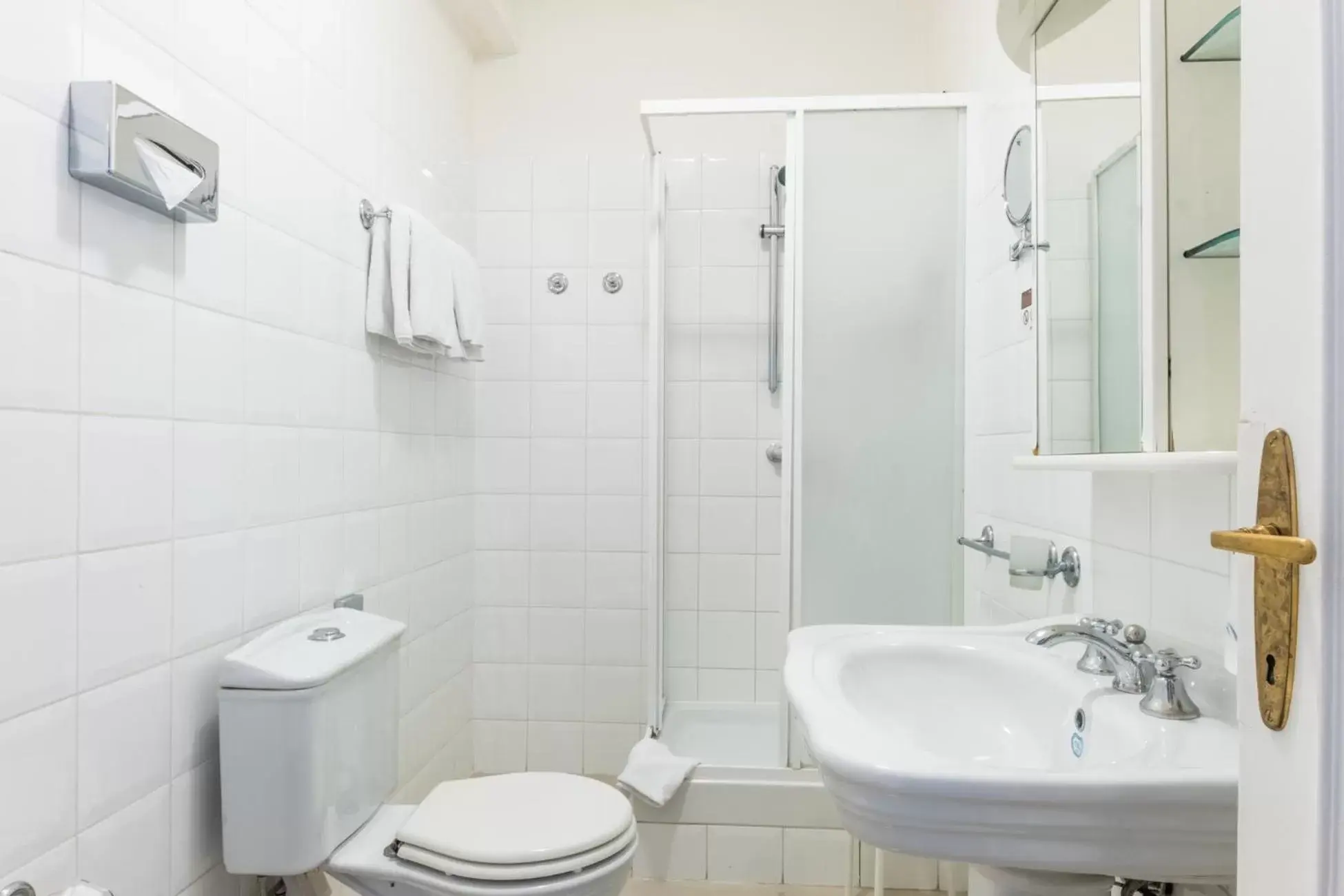 Shower, Bathroom in Residence Bologna