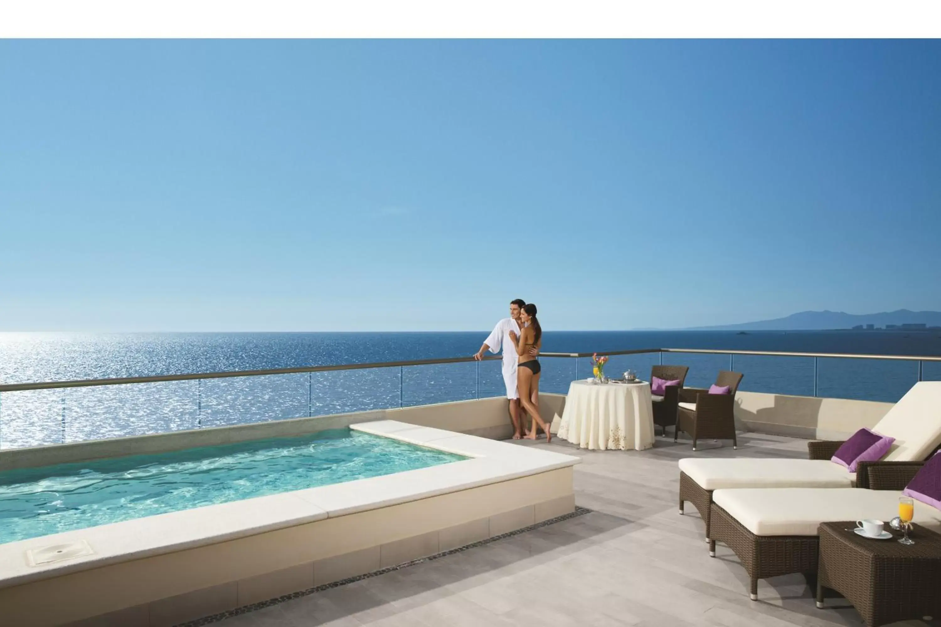 Balcony/Terrace, Guests in Secrets Vallarta Bay Resort & SPA - Adults Only