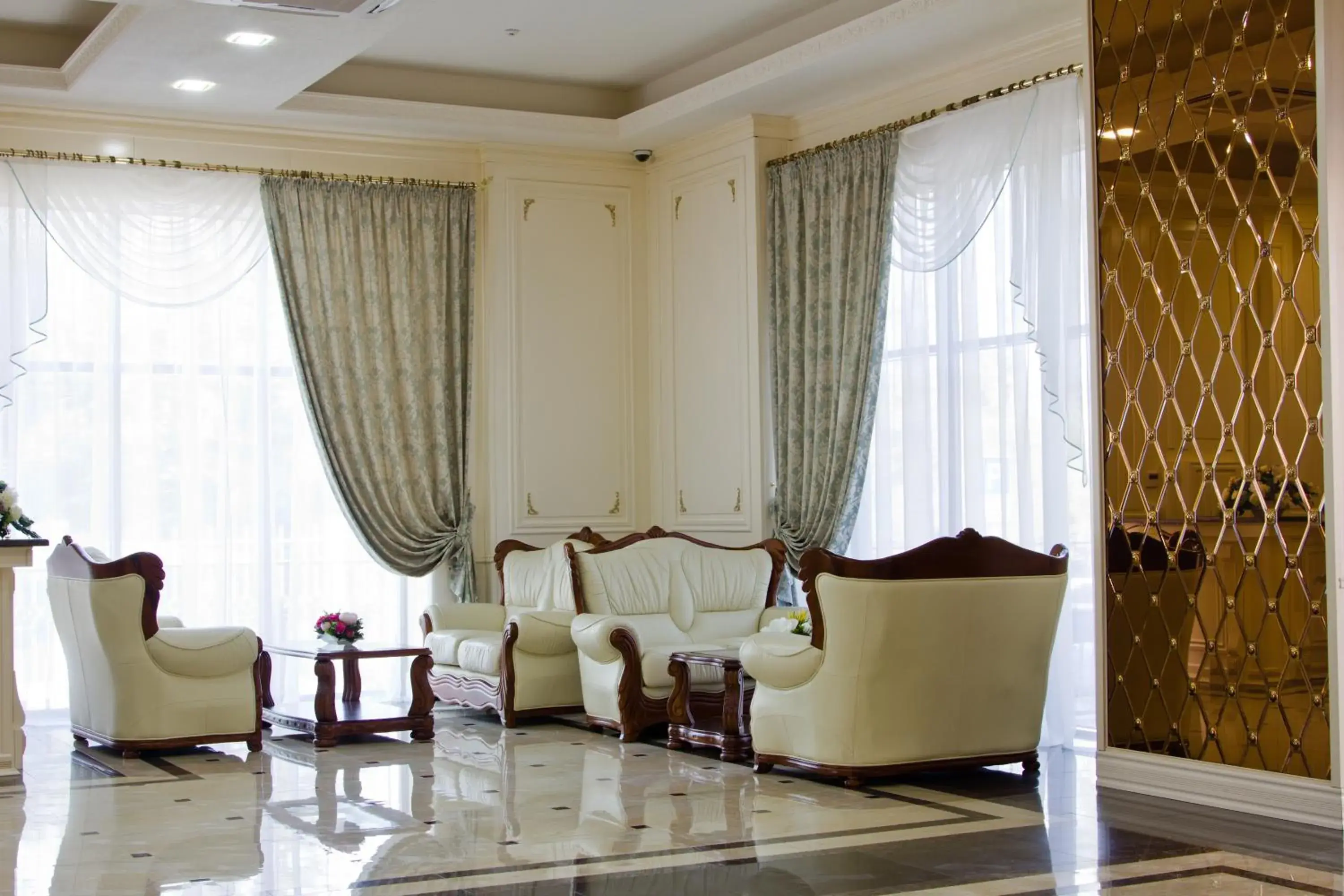 Lobby or reception, Seating Area in Plaza Hotel Bishkek