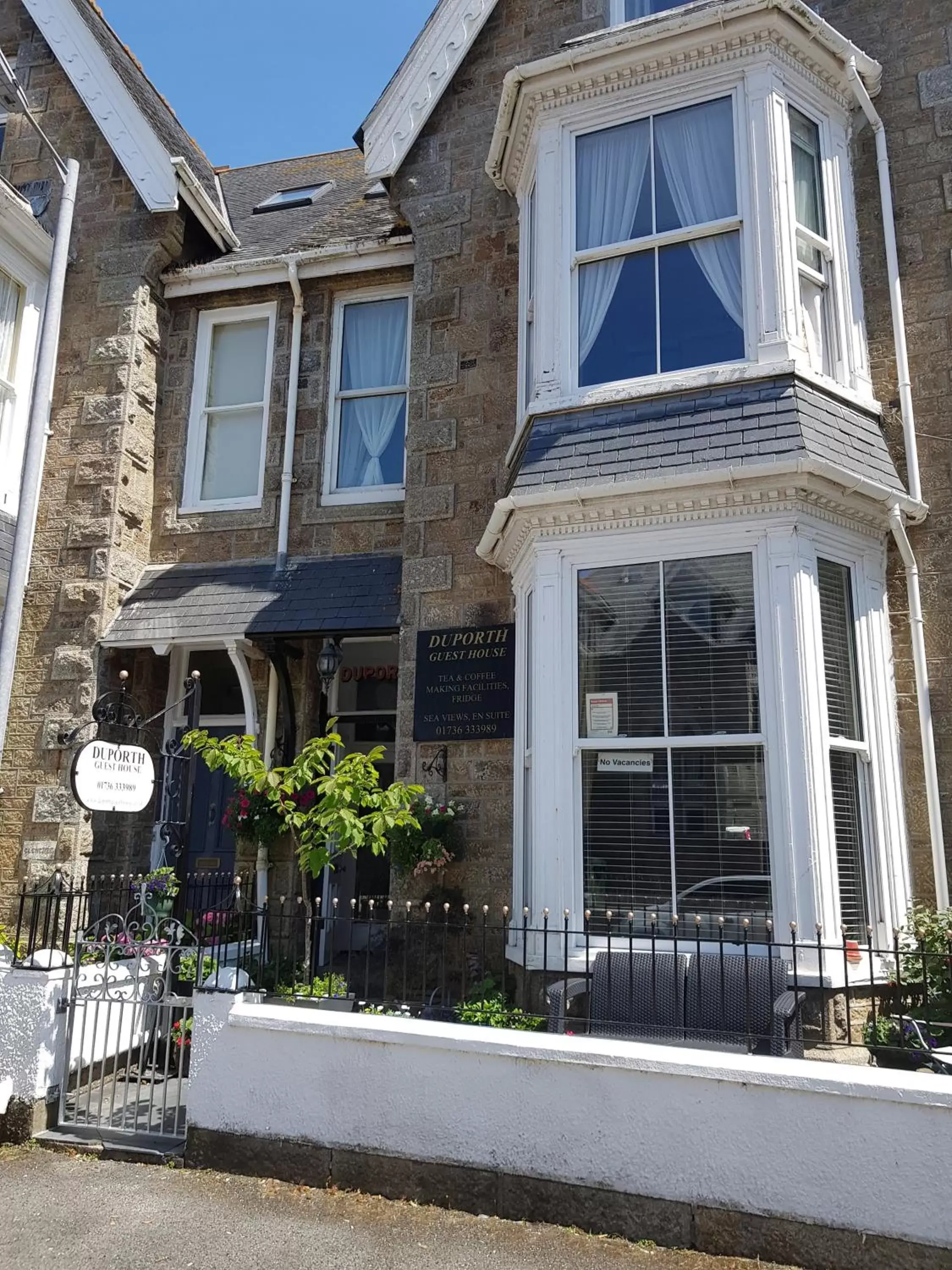 Garden, Property Building in Duporth Guest House