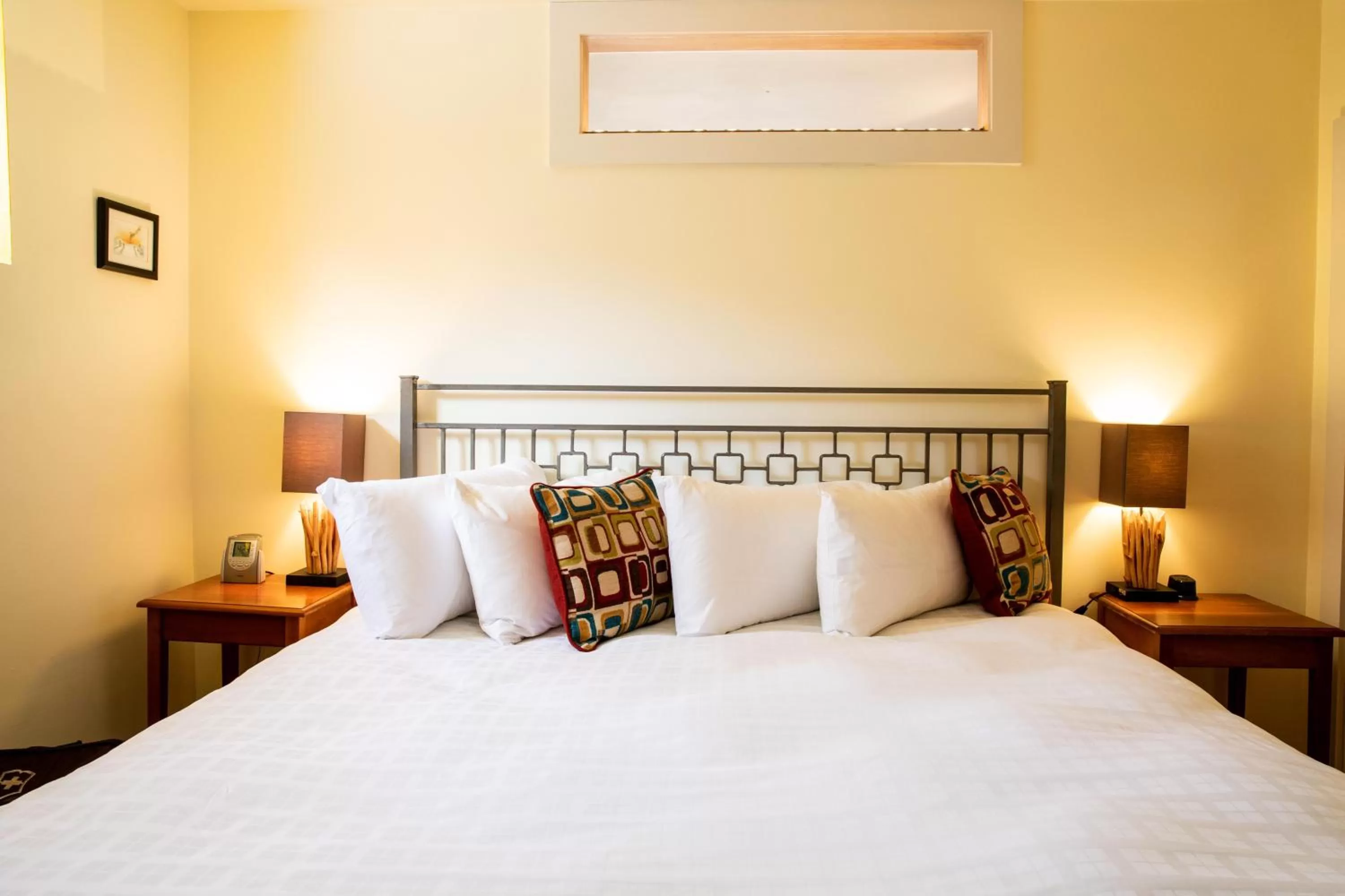 Bed in The Woodstocker B&B