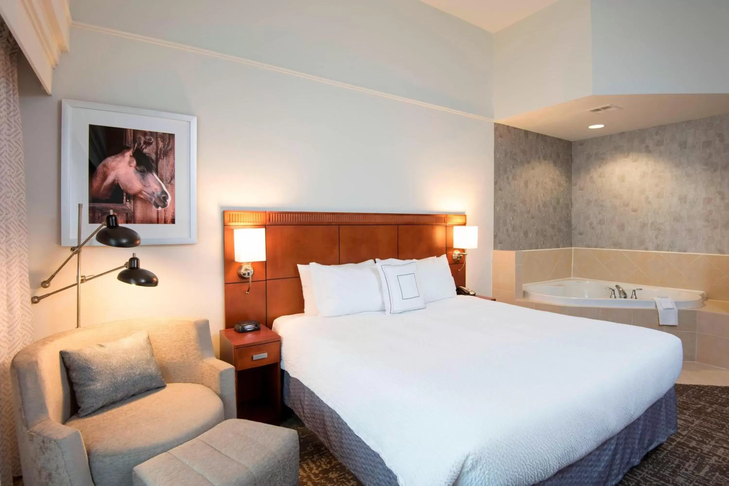 Bedroom, Bed in Courtyard by Marriott San Antonio North Stone Oak At Legacy