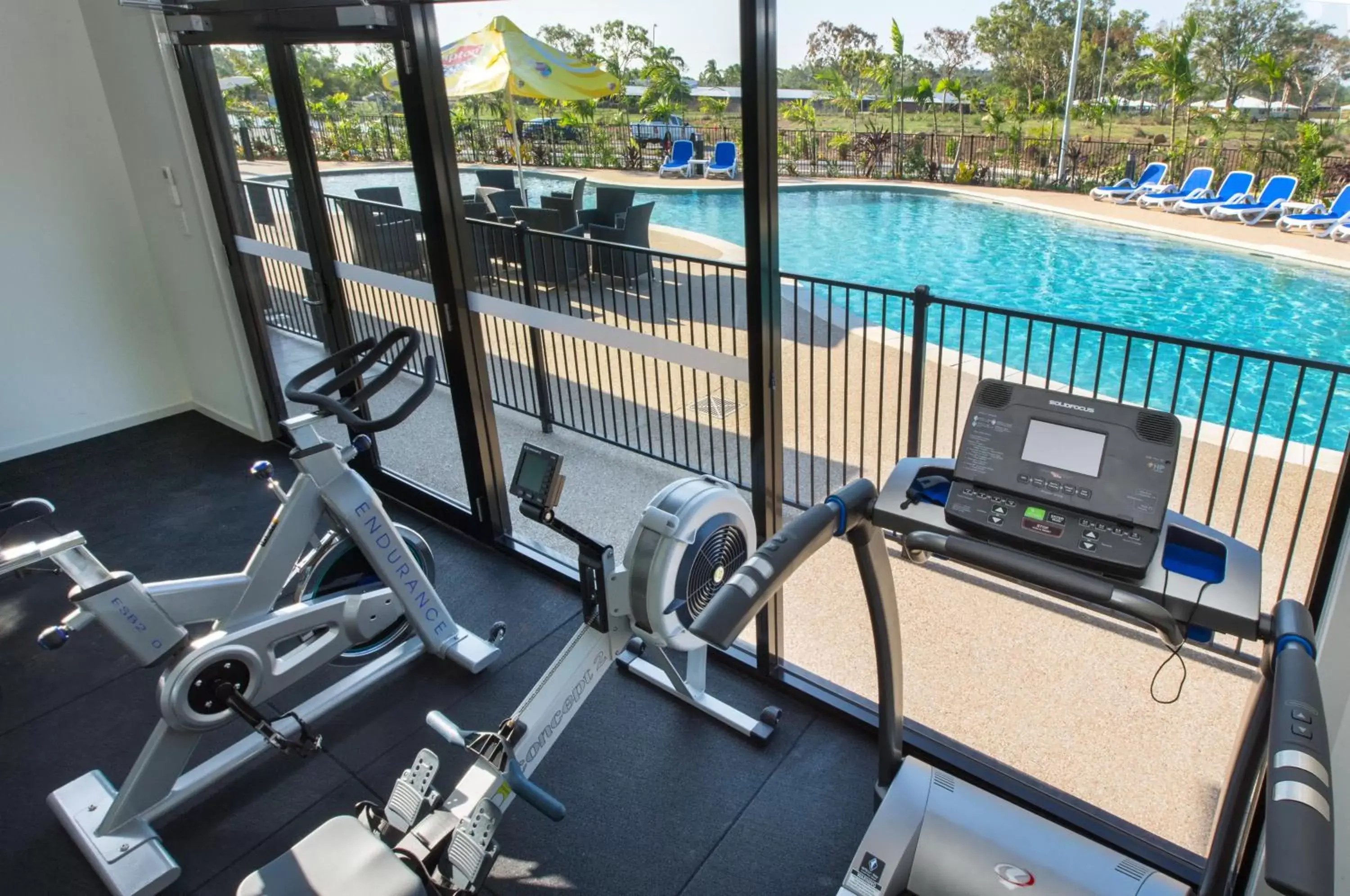 Fitness centre/facilities, Pool View in Korte's Resort