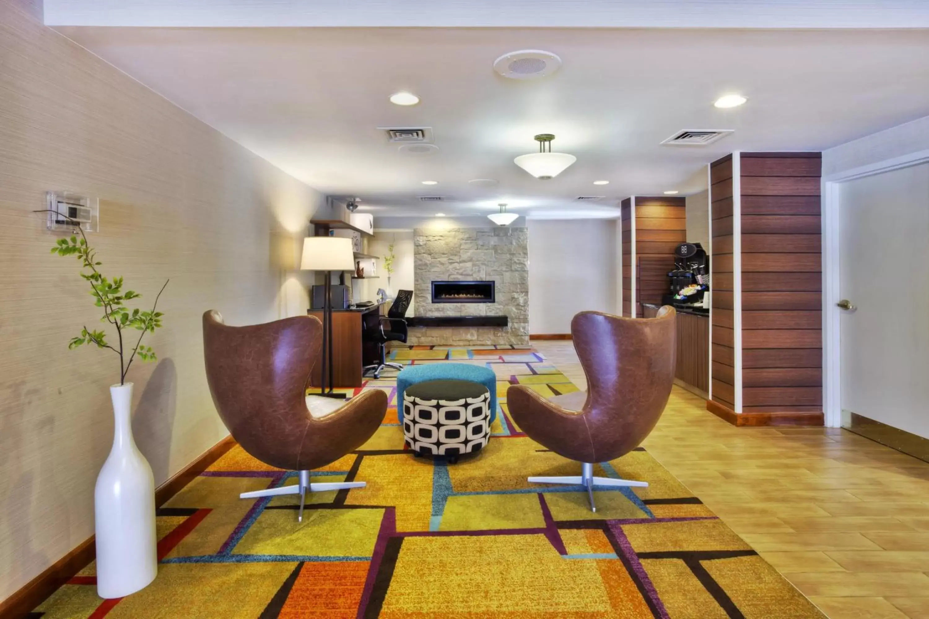 Lobby or reception, Seating Area in Fairfield Inn Ann Arbor