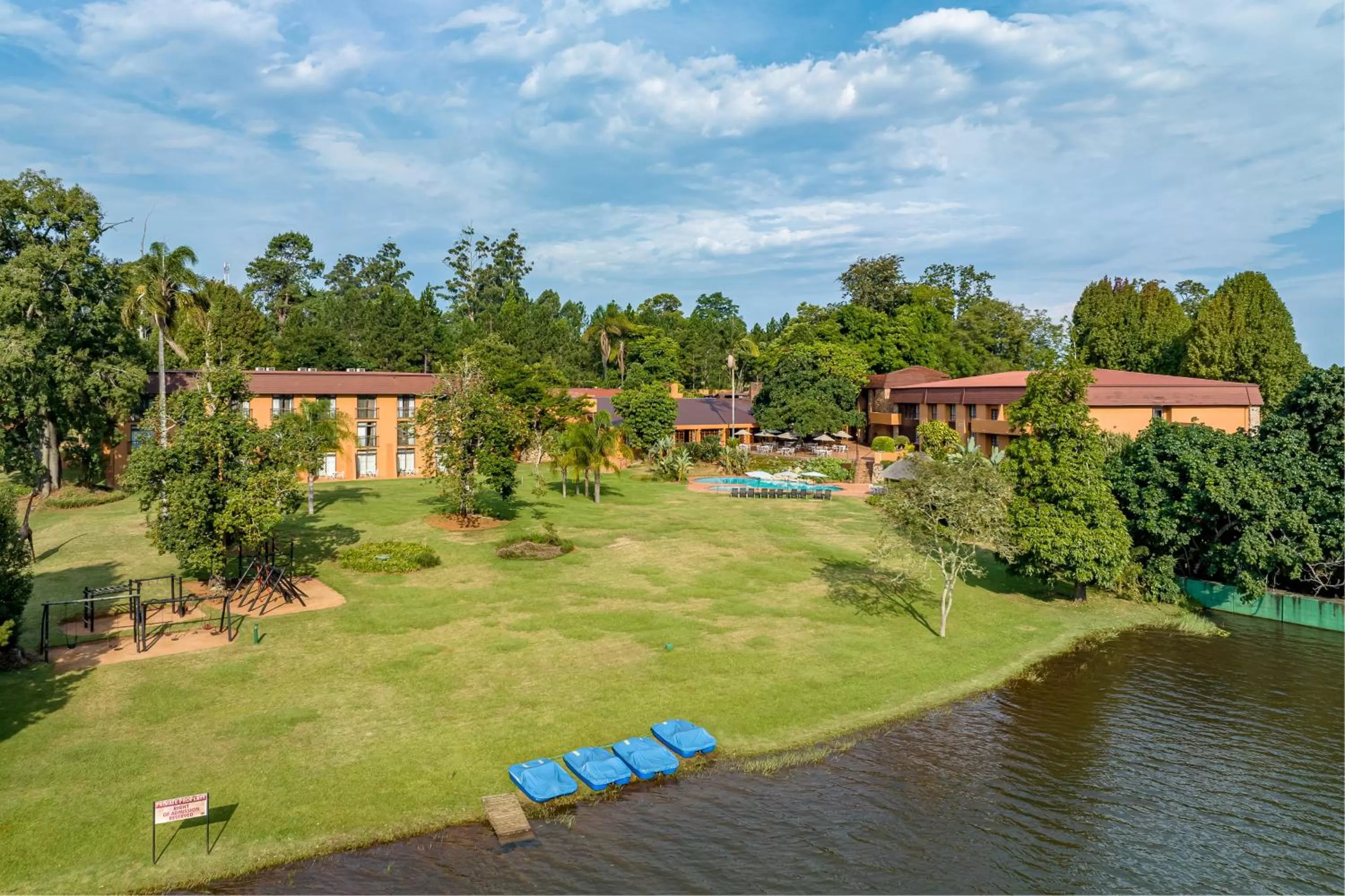 Property building in African Sky Hotels - Pine Lake Inn
