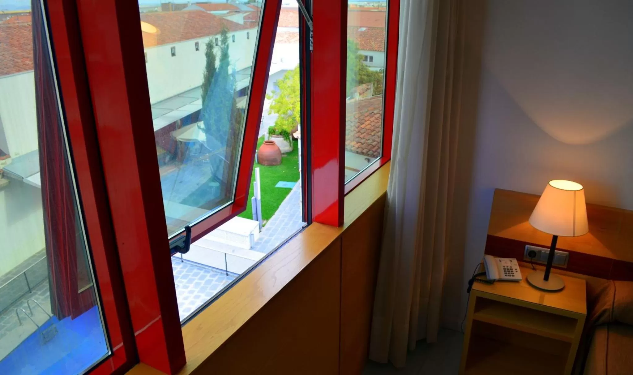 Bed in Hotel Mirador de Llerena